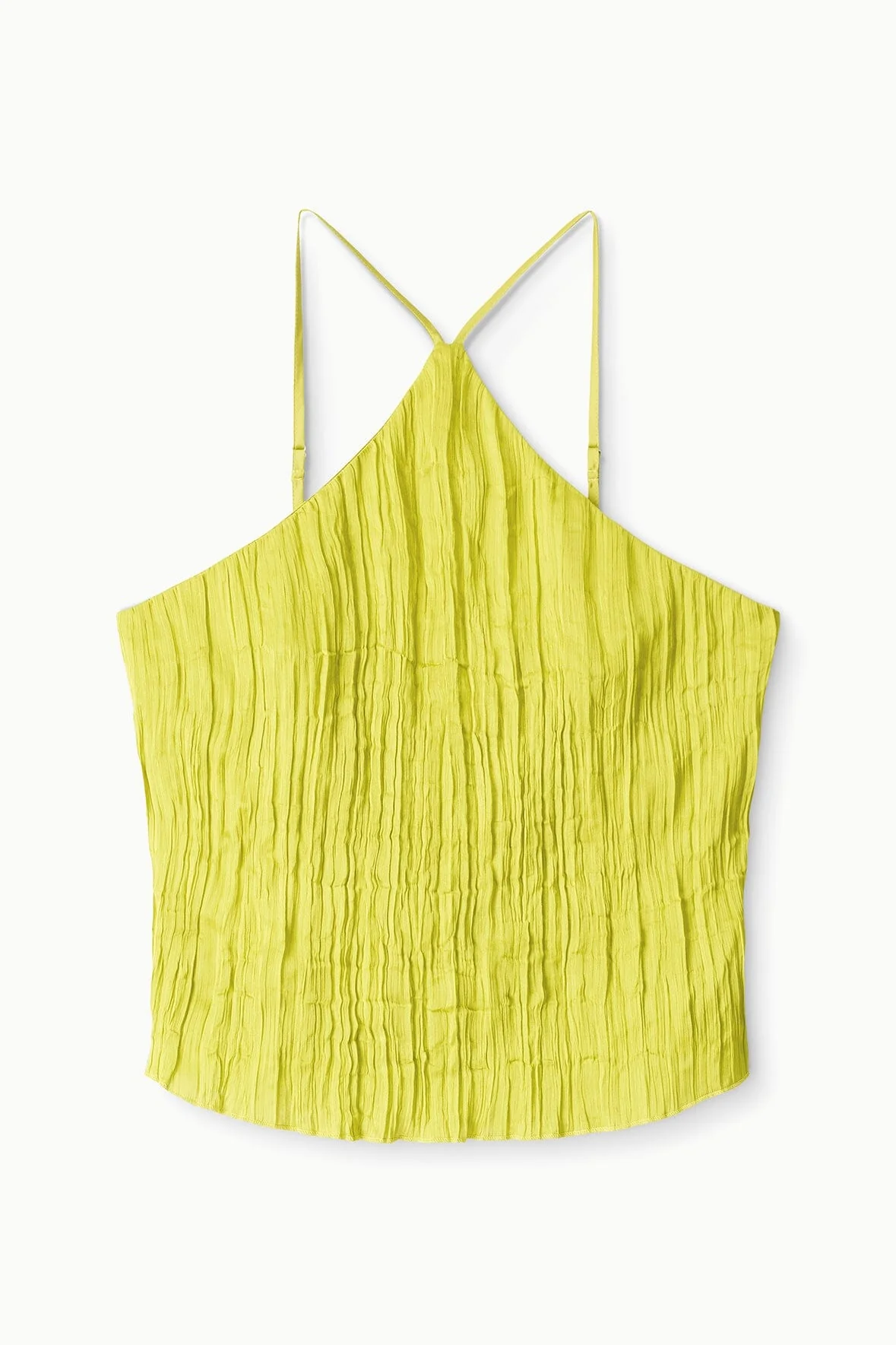 AKARI TOP | CHARTREUSE PLISSE - Image 5