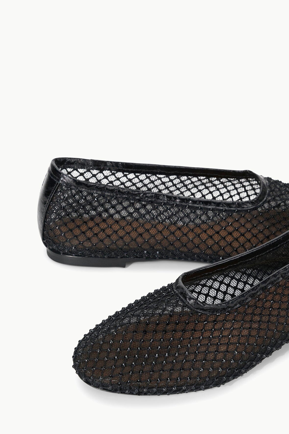 ALBA BALLET FLAT | BLACK CRYSTAL MESH - Image 6