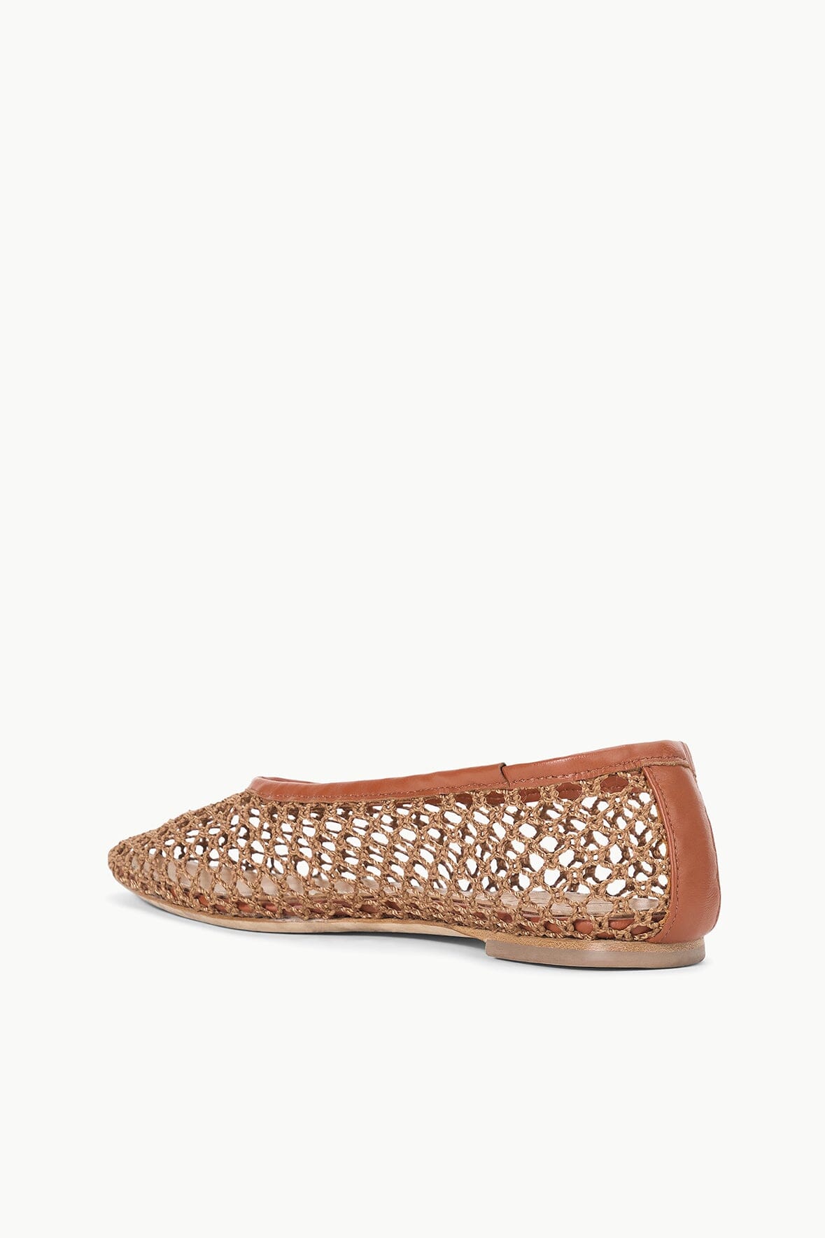 ALBA BALLET FLAT | TAN NETTING - Image 4