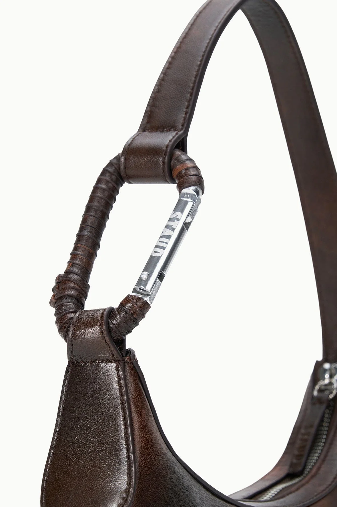ALDEN SHOULDER BAG | ESPRESSO DISTRESSED - Image 4