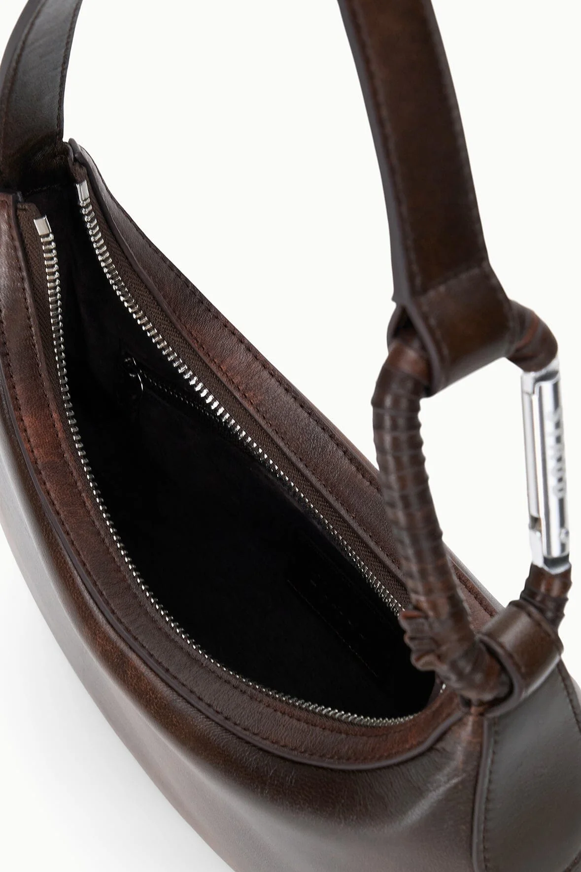 ALDEN SHOULDER BAG | ESPRESSO DISTRESSED - Image 6