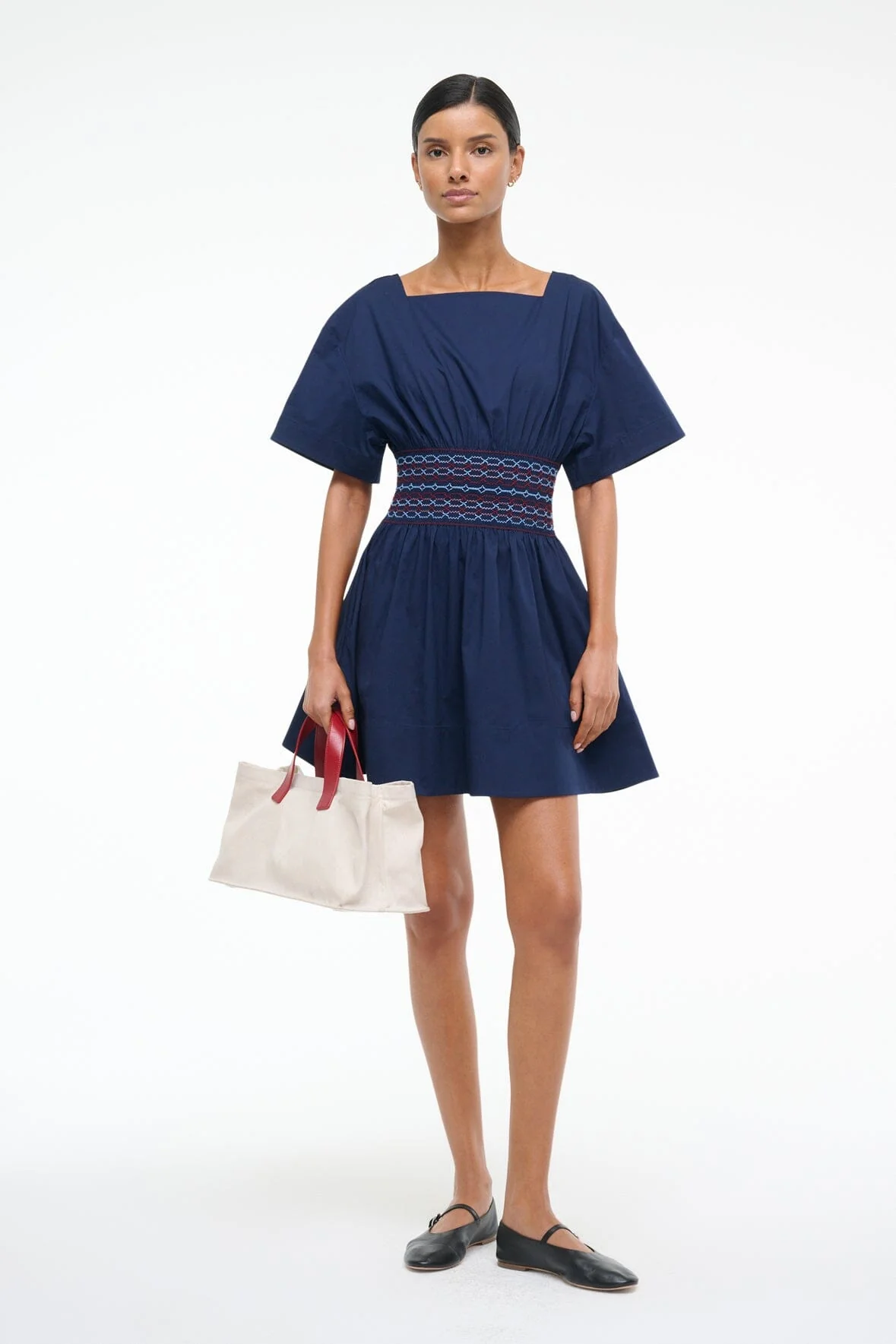 AMY MINI DRESS | NAVY - Image 4