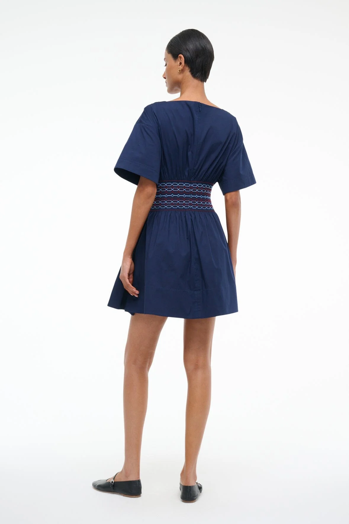 AMY MINI DRESS | NAVY - Image 5