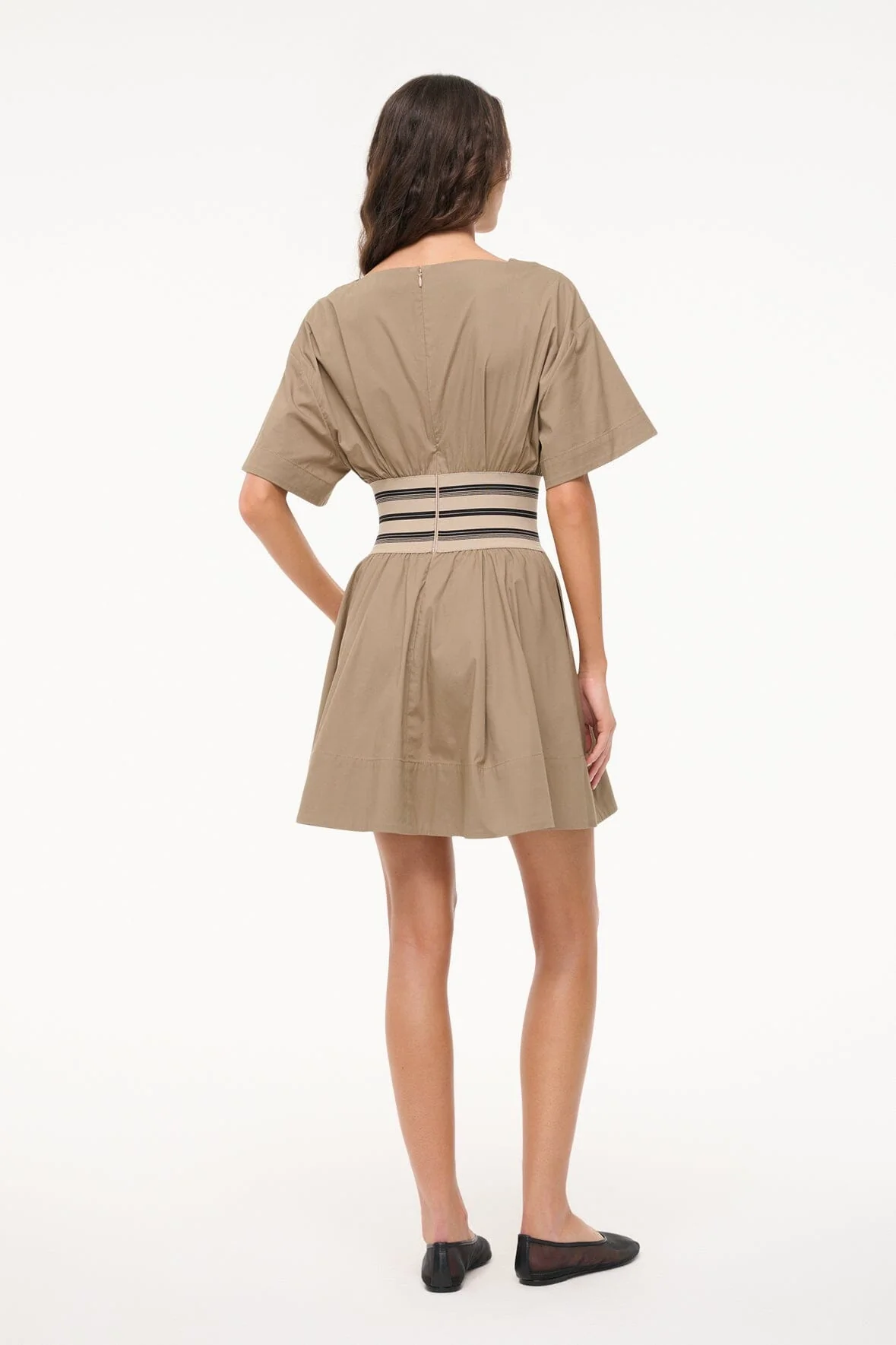 AMY MINI DRESS | TAUPE - Image 3