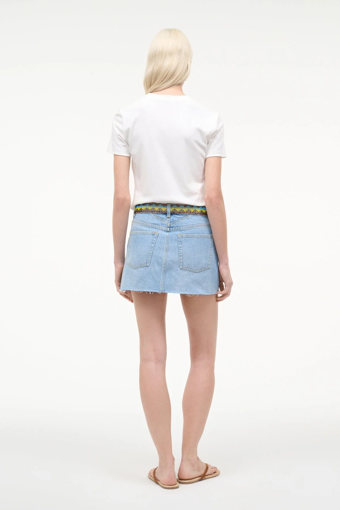 BECK MINI SKIRT | SURFER BEADED - Image 3