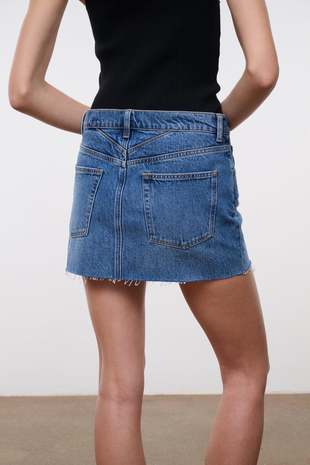 BECK MINI SKIRT | VINTAGE WASH - Image 5
