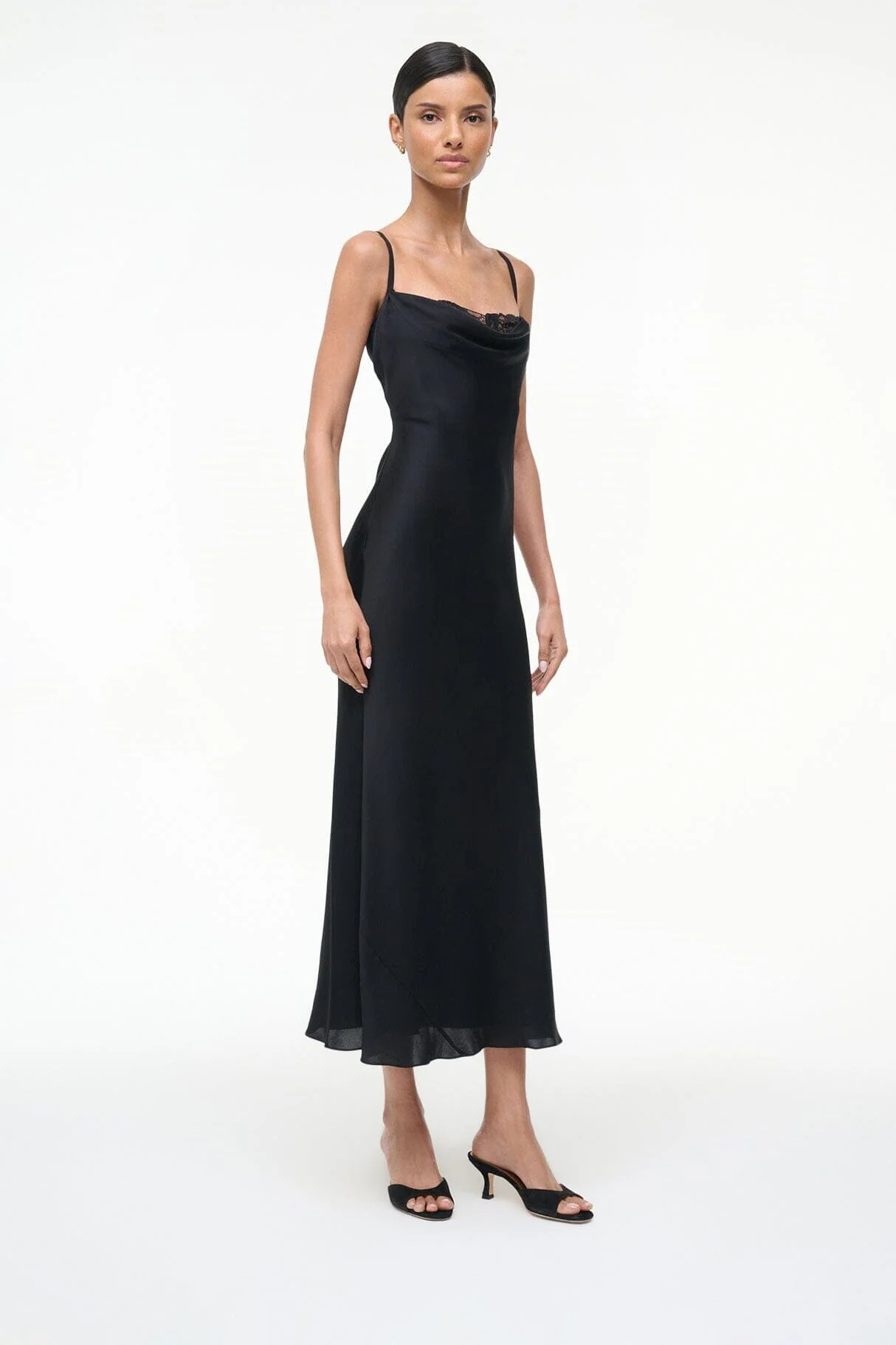 BRIGITTE SUEDE MULE | BLACK - Image 3