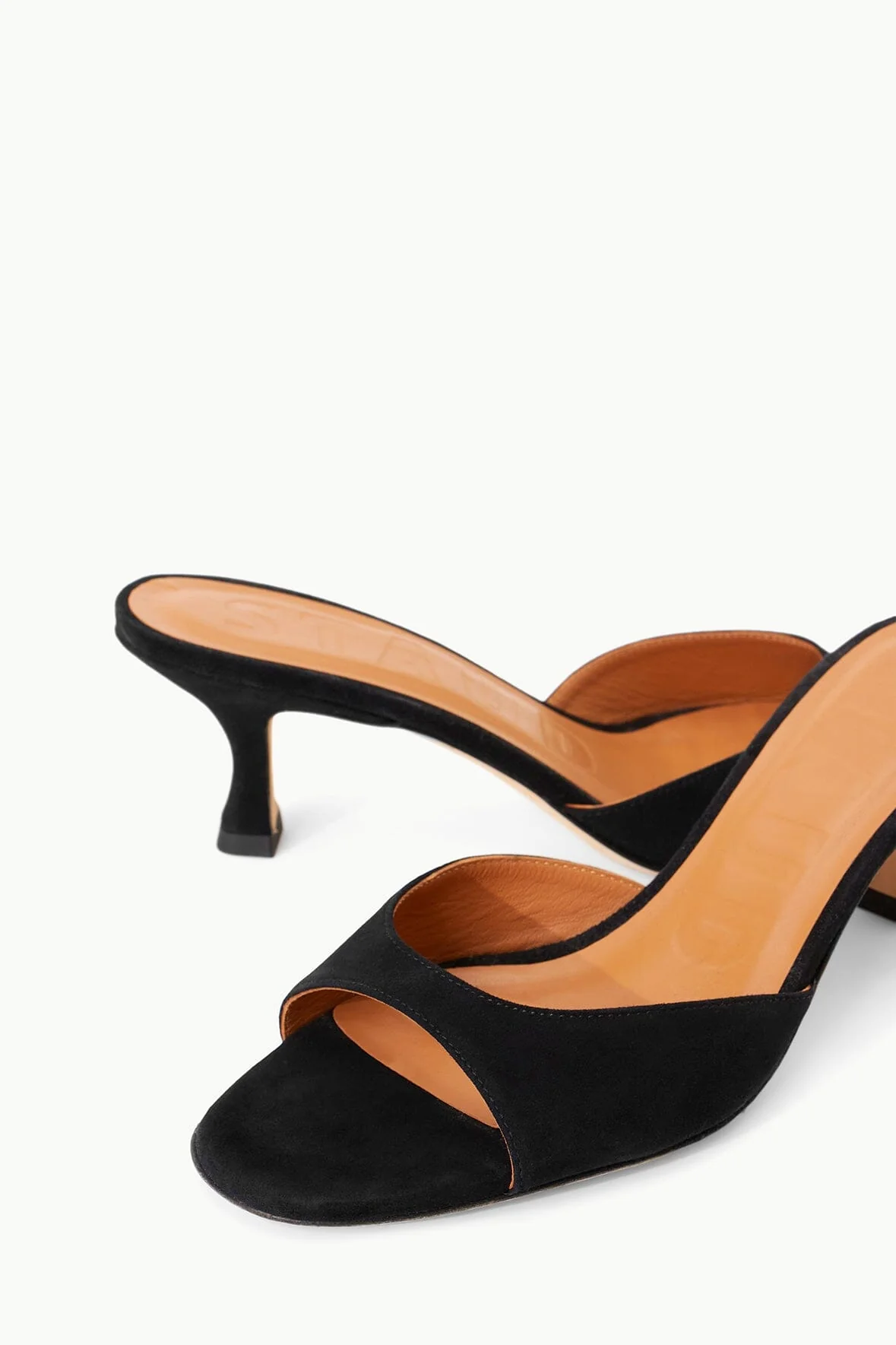 BRIGITTE SUEDE MULE | BLACK - Image 6