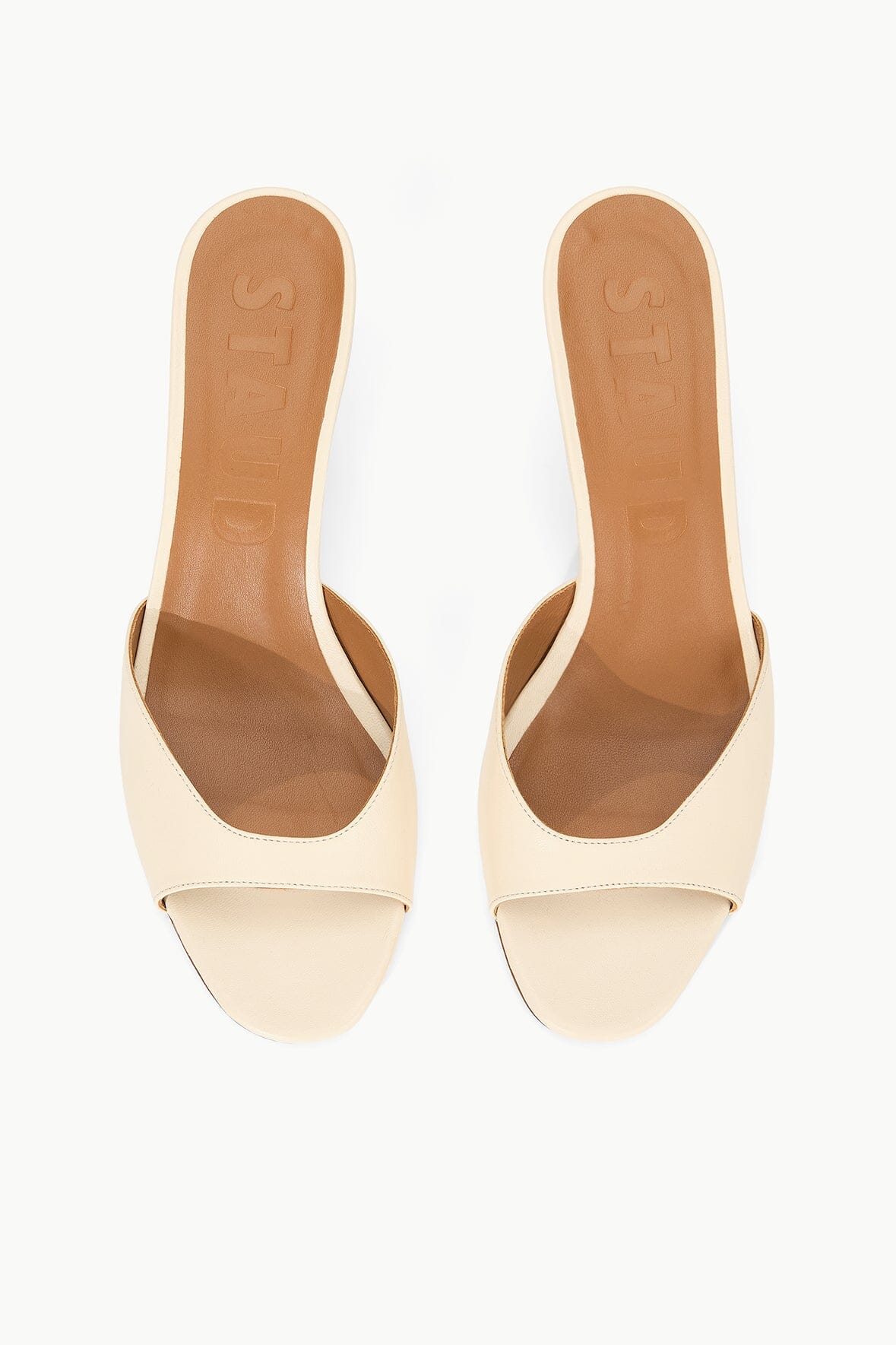 BRIGITTE LEATHER MULE | CREAM - Image 7