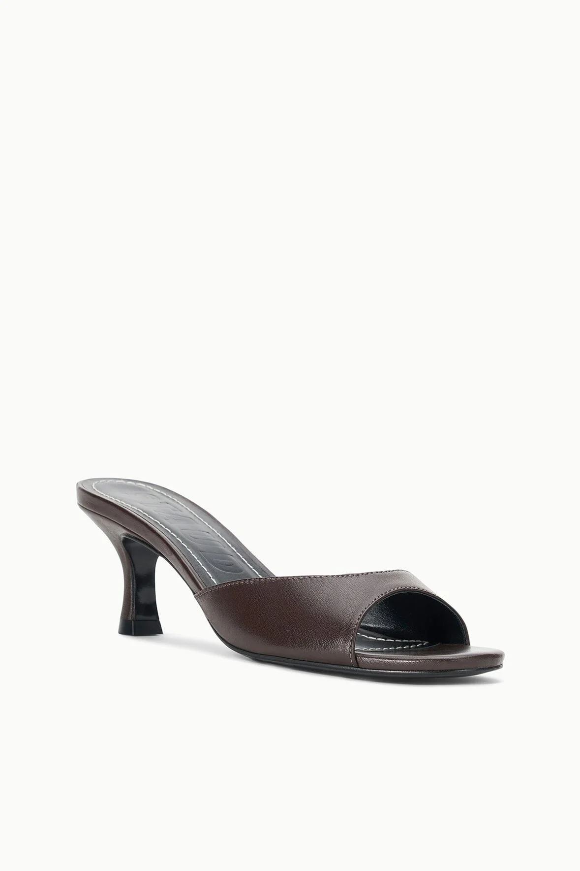 BRIGITTE LEATHER MULE | ESPRESSO - Image 3