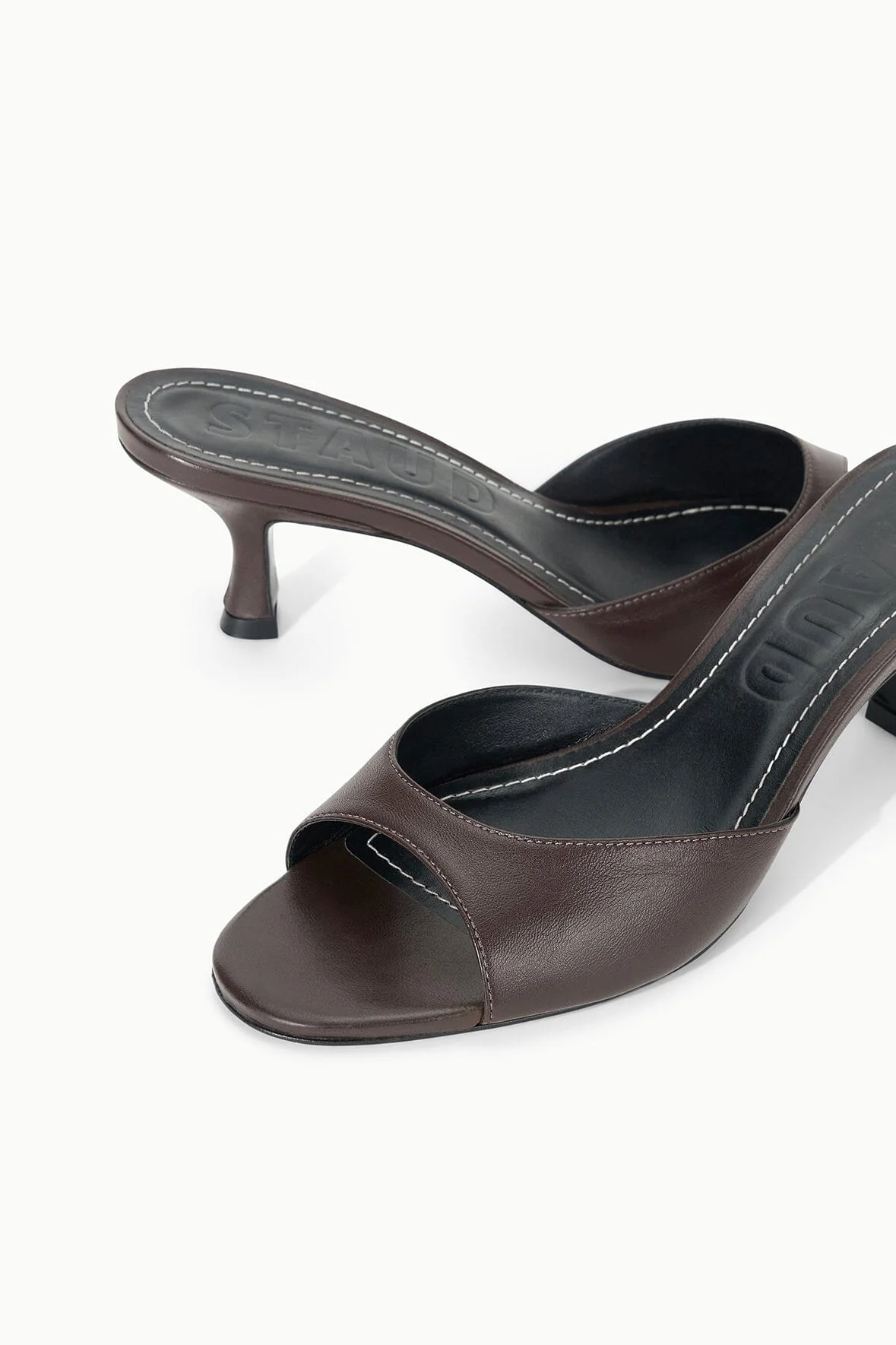 BRIGITTE LEATHER MULE | ESPRESSO - Image 6