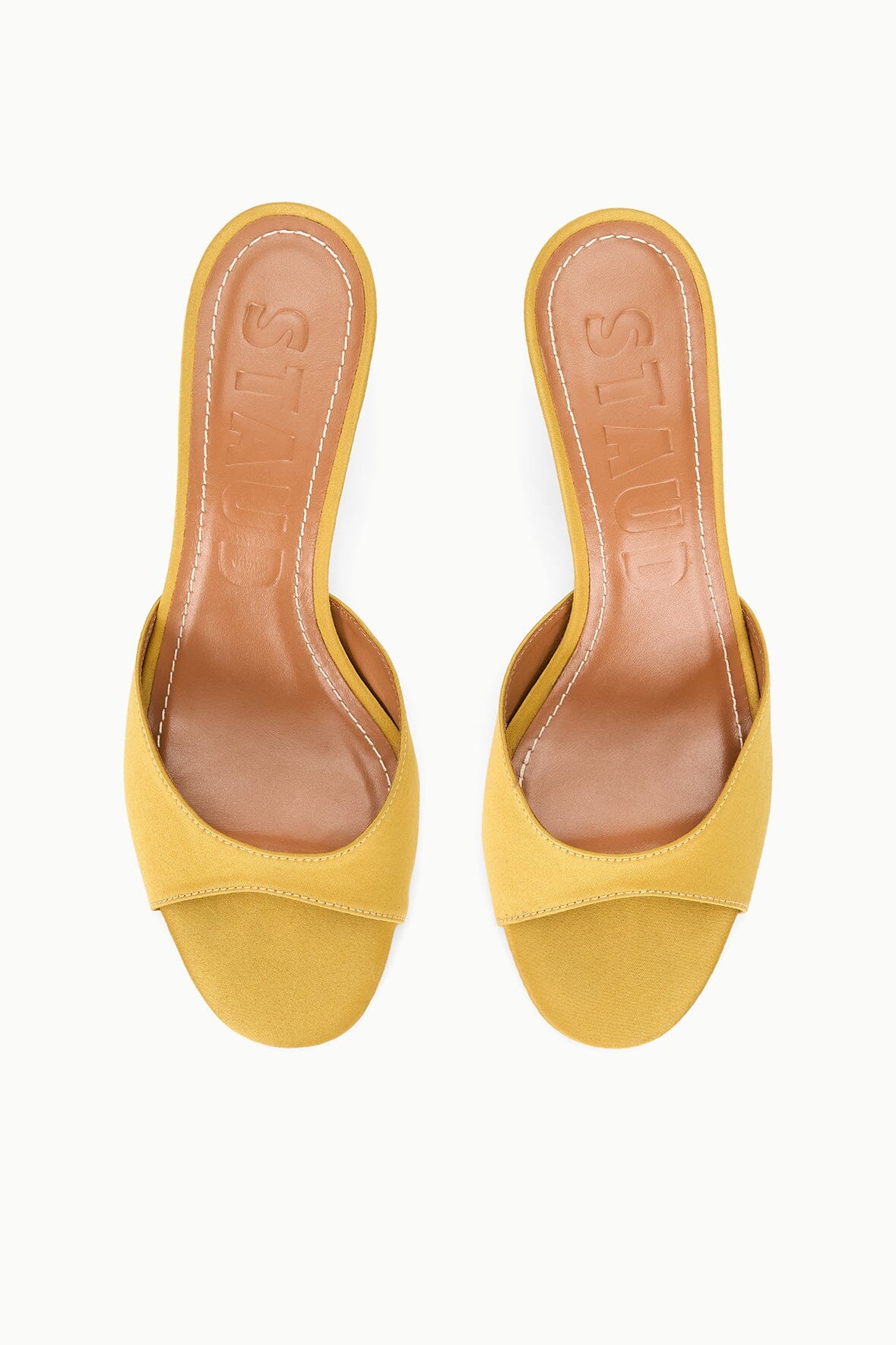 BRIGITTE SATIN MULE | GOLDENROD - Image 7