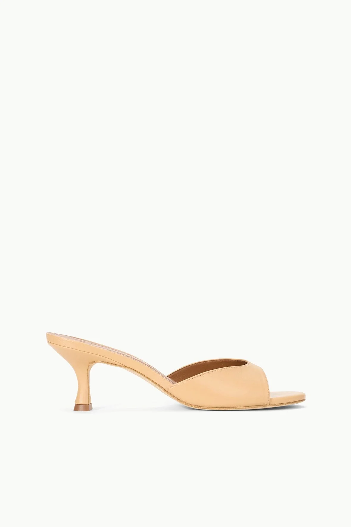 BRIGITTE LEATHER MULE | PORCINI