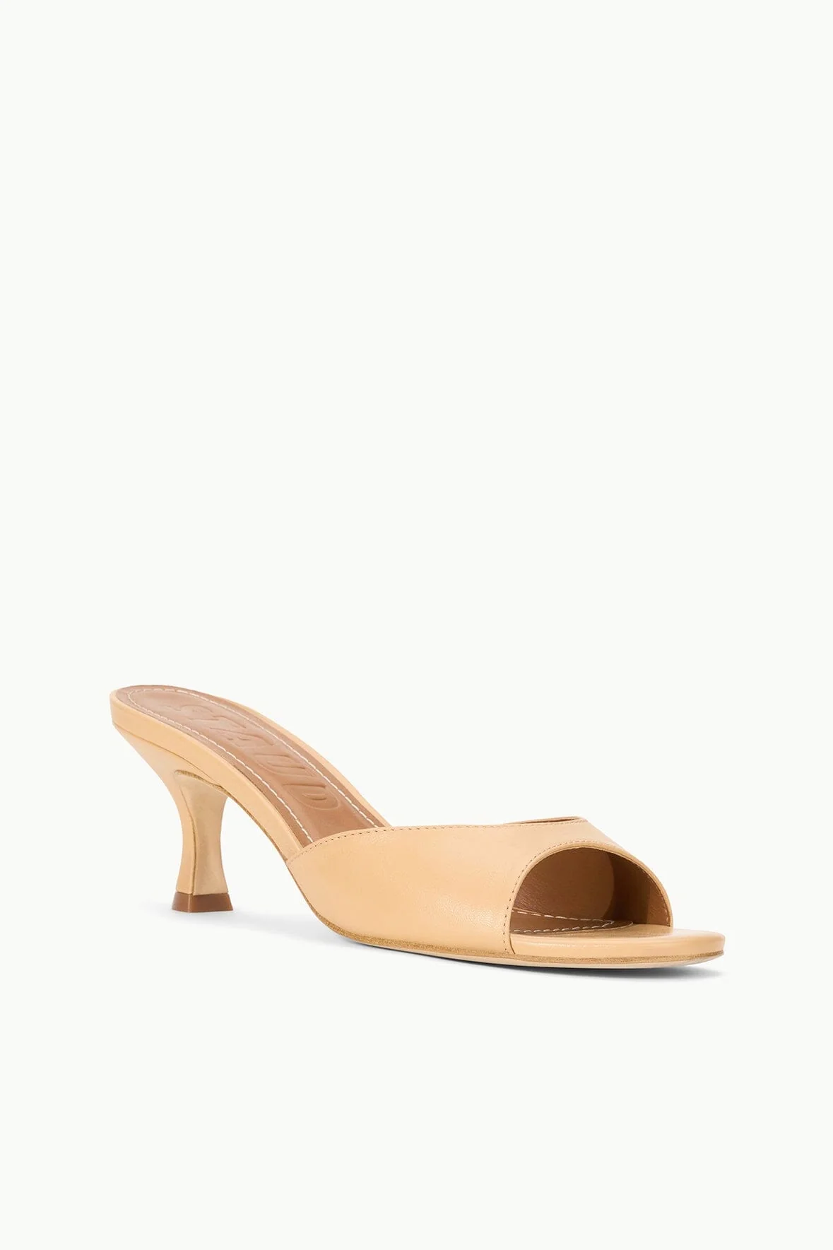 BRIGITTE LEATHER MULE | PORCINI - Image 3