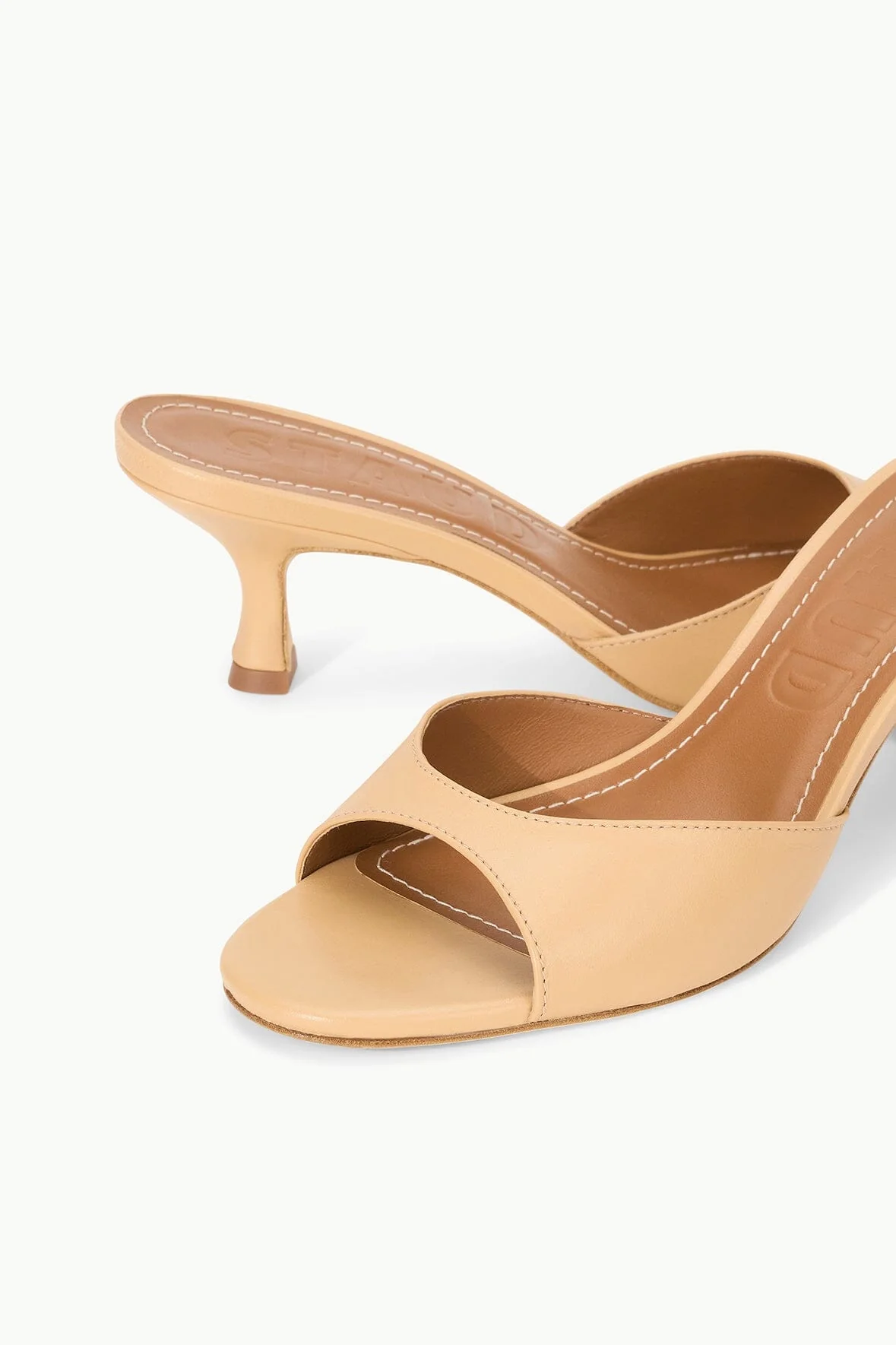 BRIGITTE LEATHER MULE | PORCINI - Image 7