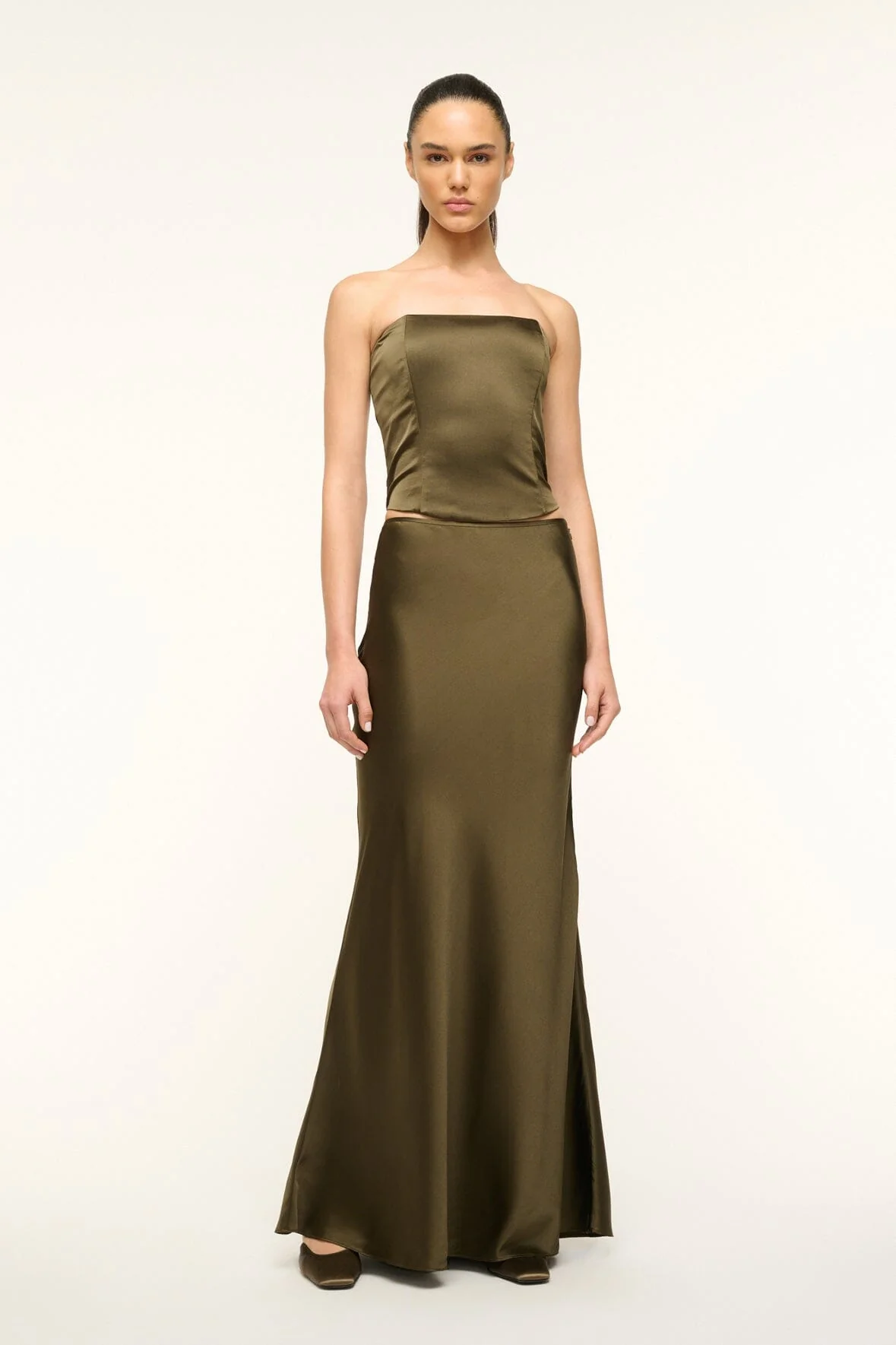 BRUNSWICK SILK TOP | WOODLAND - Image 2