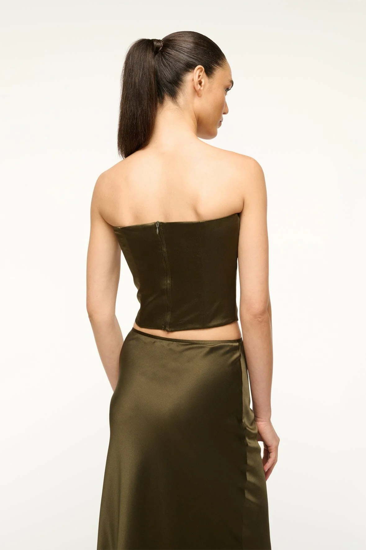 BRUNSWICK SILK TOP | WOODLAND - Image 3