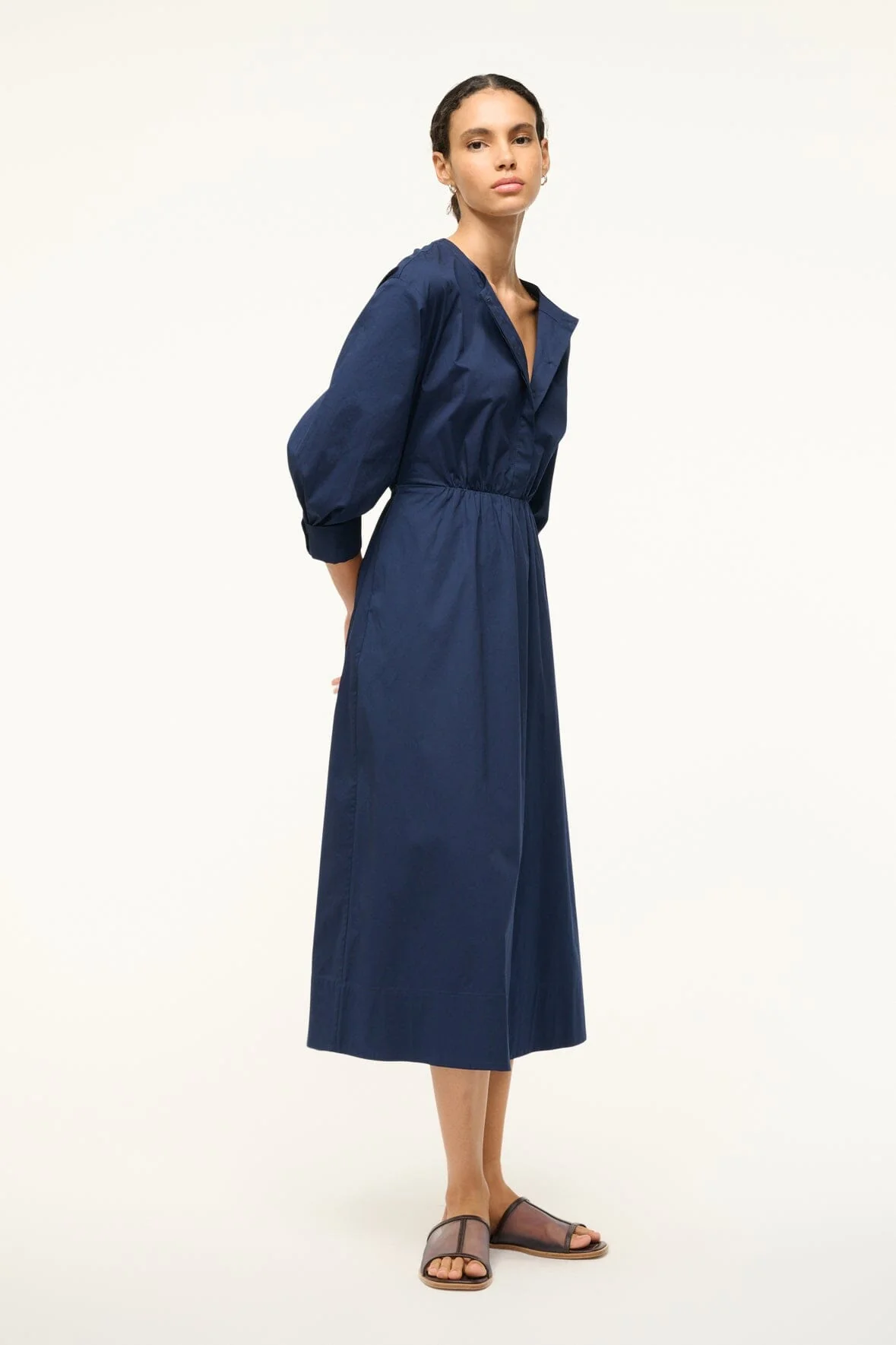 CAFU DRESS | NAVY - Image 2