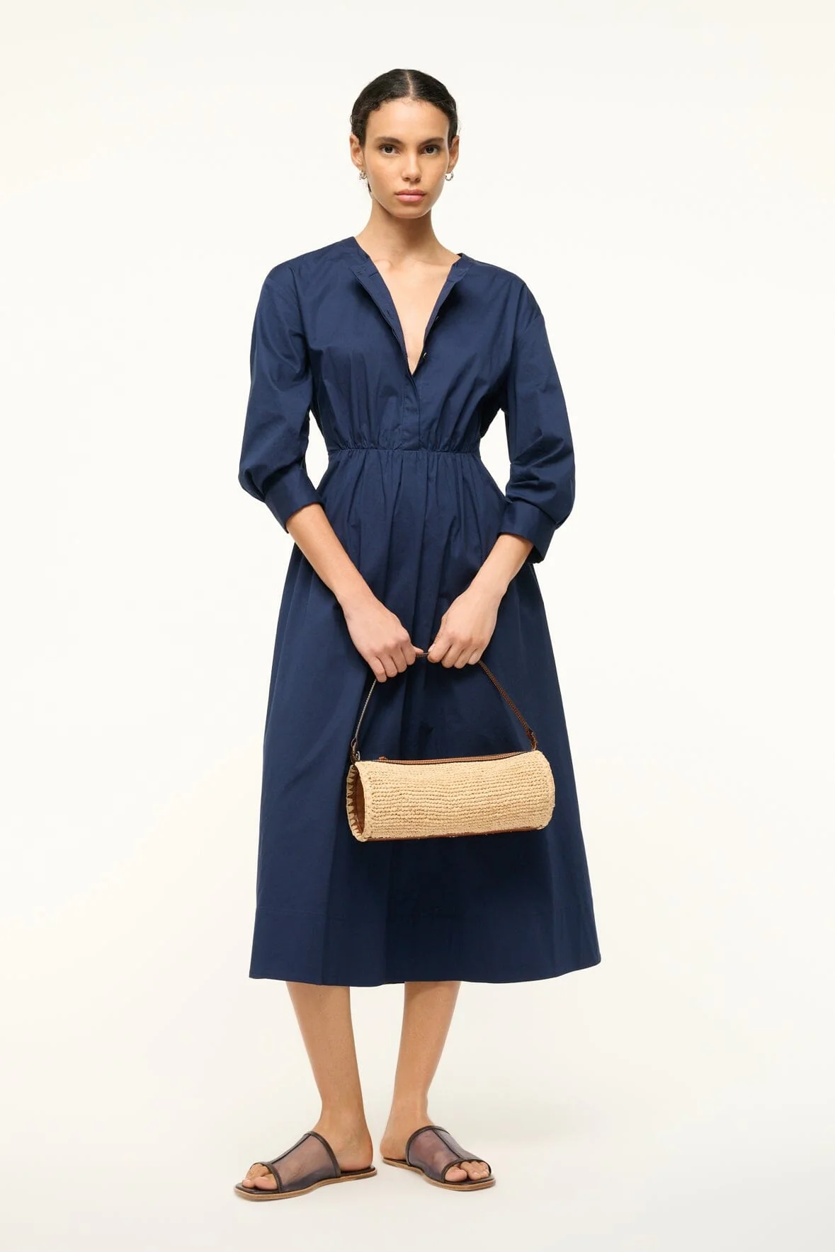 CAFU DRESS | NAVY - Image 5