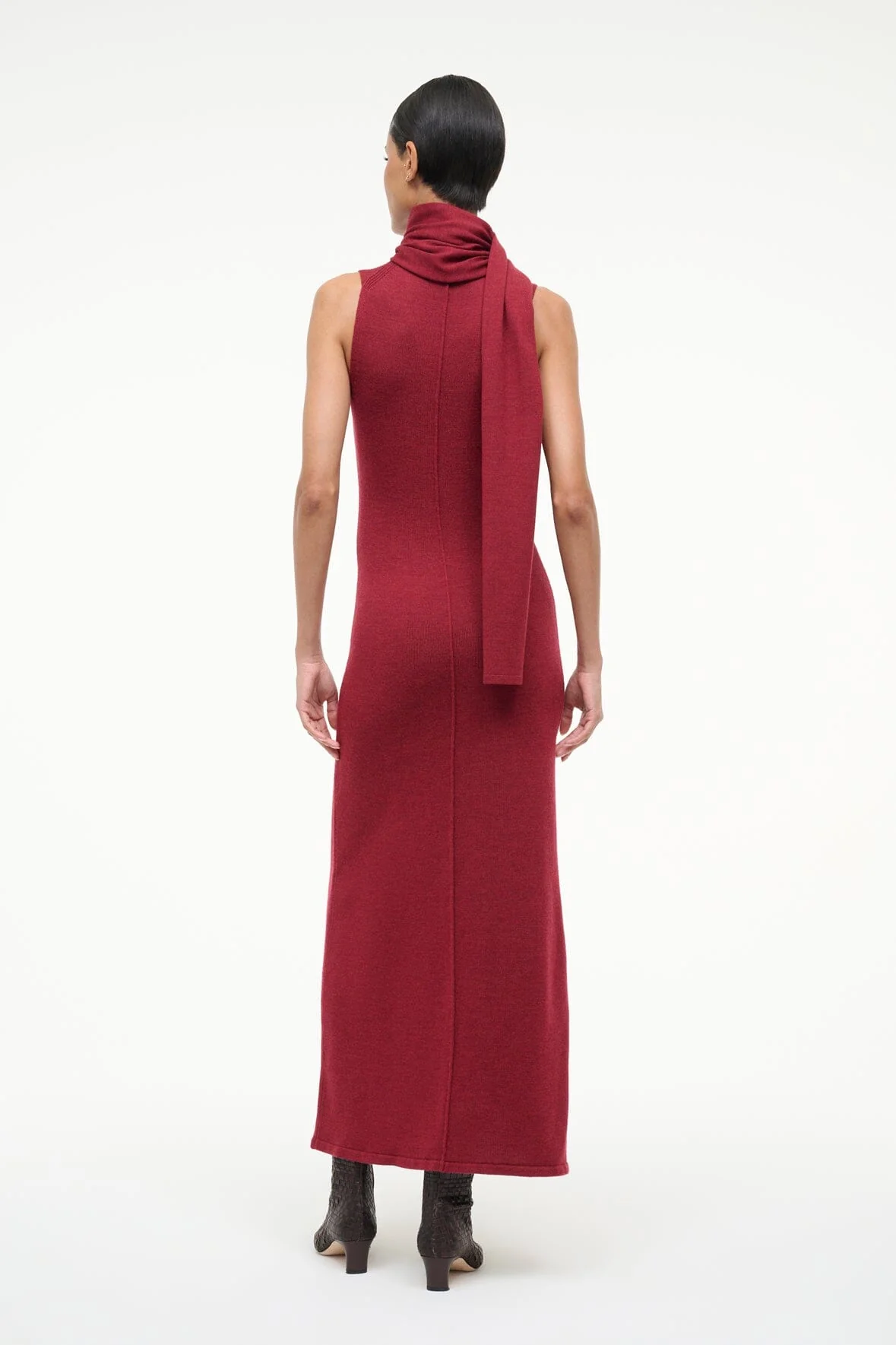 CANAL MIDI DRESS | SANGRIA - Image 6