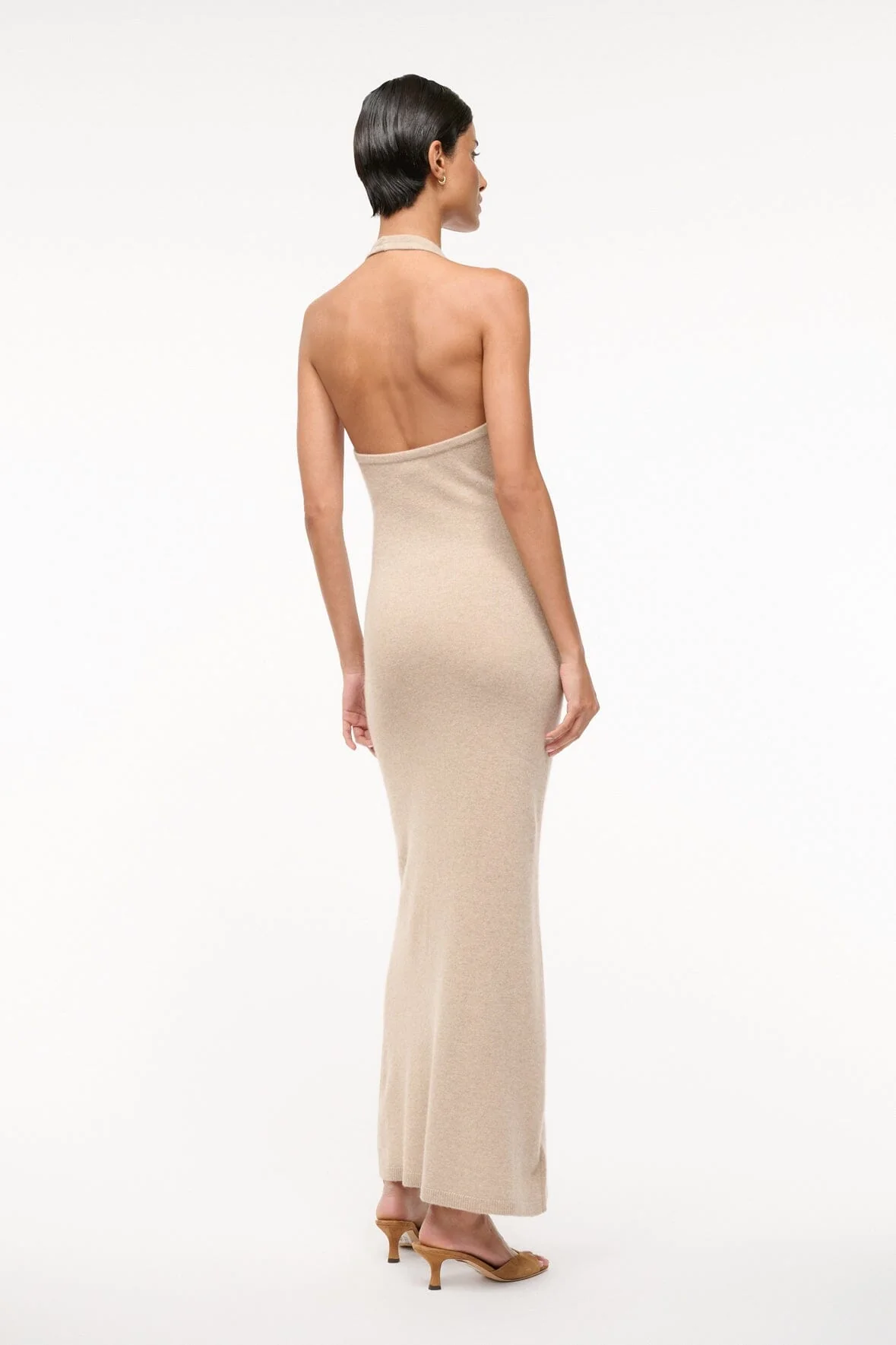 CANELA CASHMERE DRESS | STONE - Image 4
