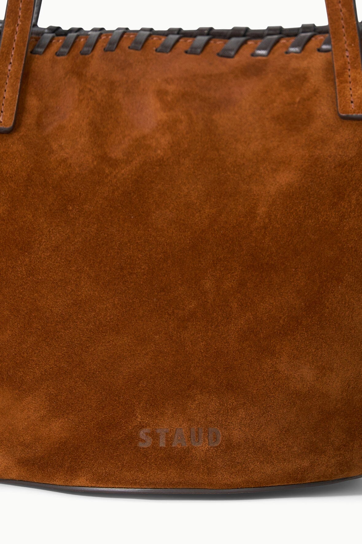 CARO BUCKET BAG | TABAC SUEDE ESPRESSO - Image 5