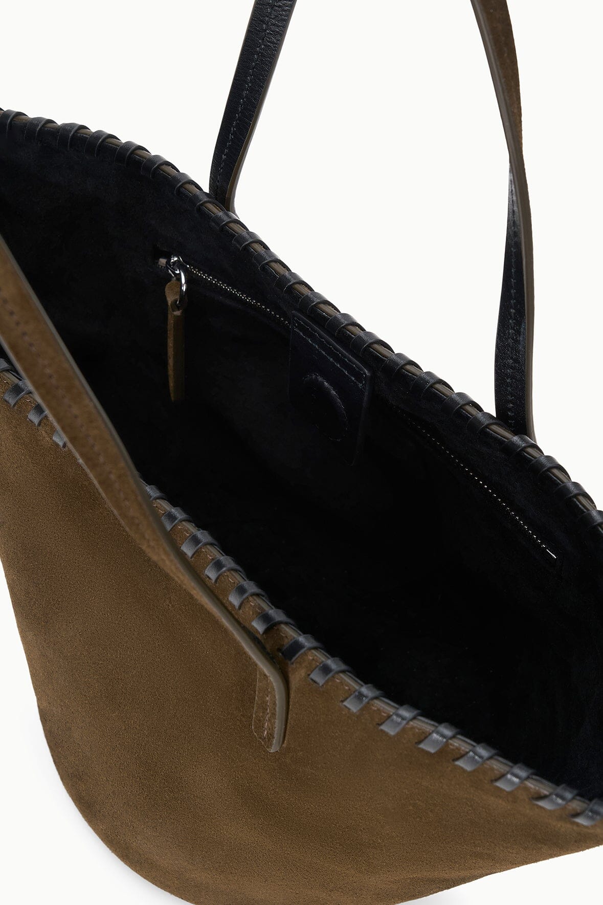 CARO BUCKET BAG | TRUFFLE SUEDE - Image 6