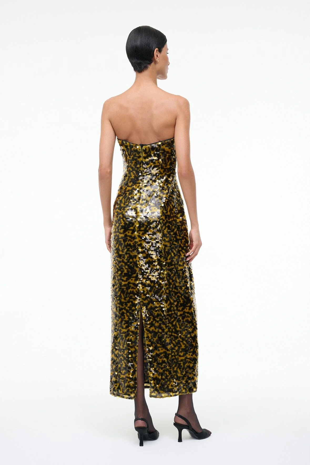 CECE DRESS | TURMERIC BLACK - Image 4