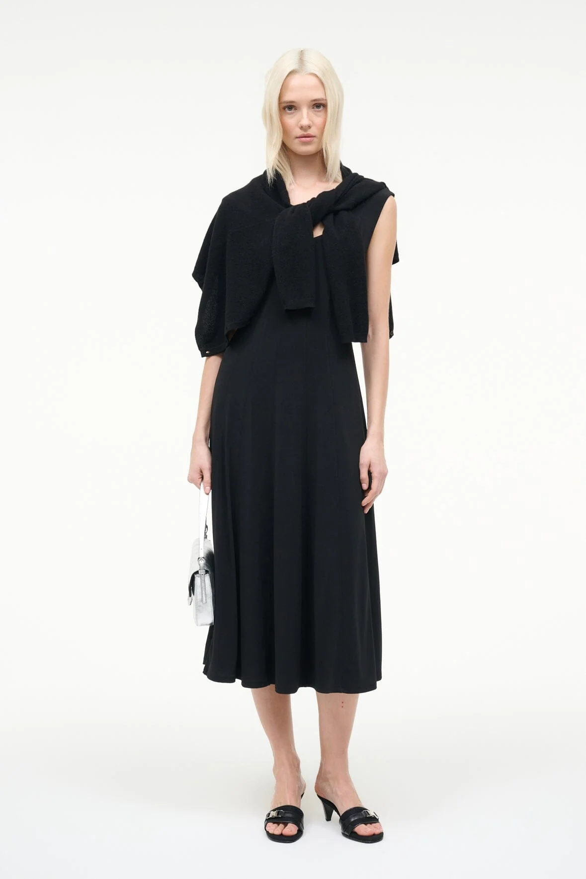 CHARLOTTE JERSEY DRESS | BLACK - Image 5