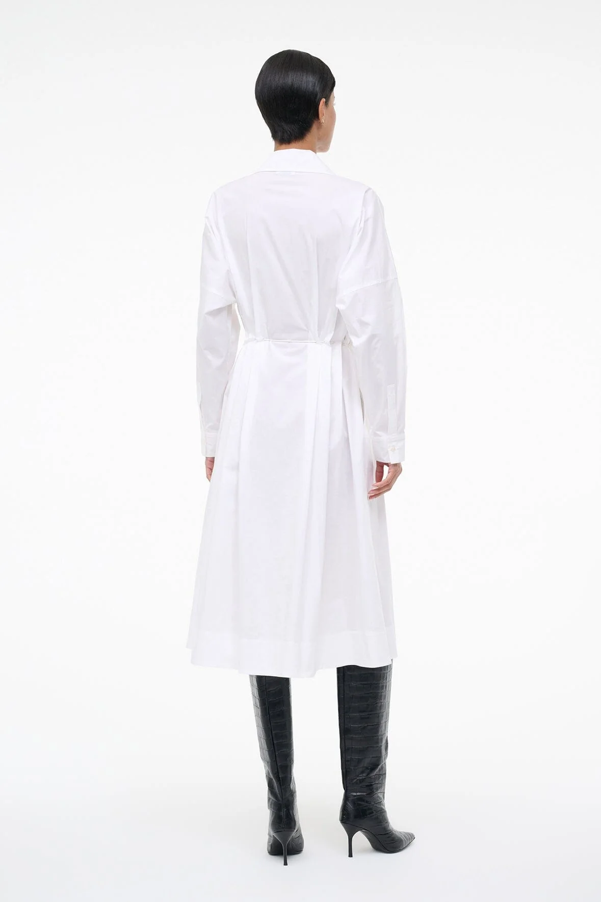 CHI MIDI DRESS | WHITE - Image 4