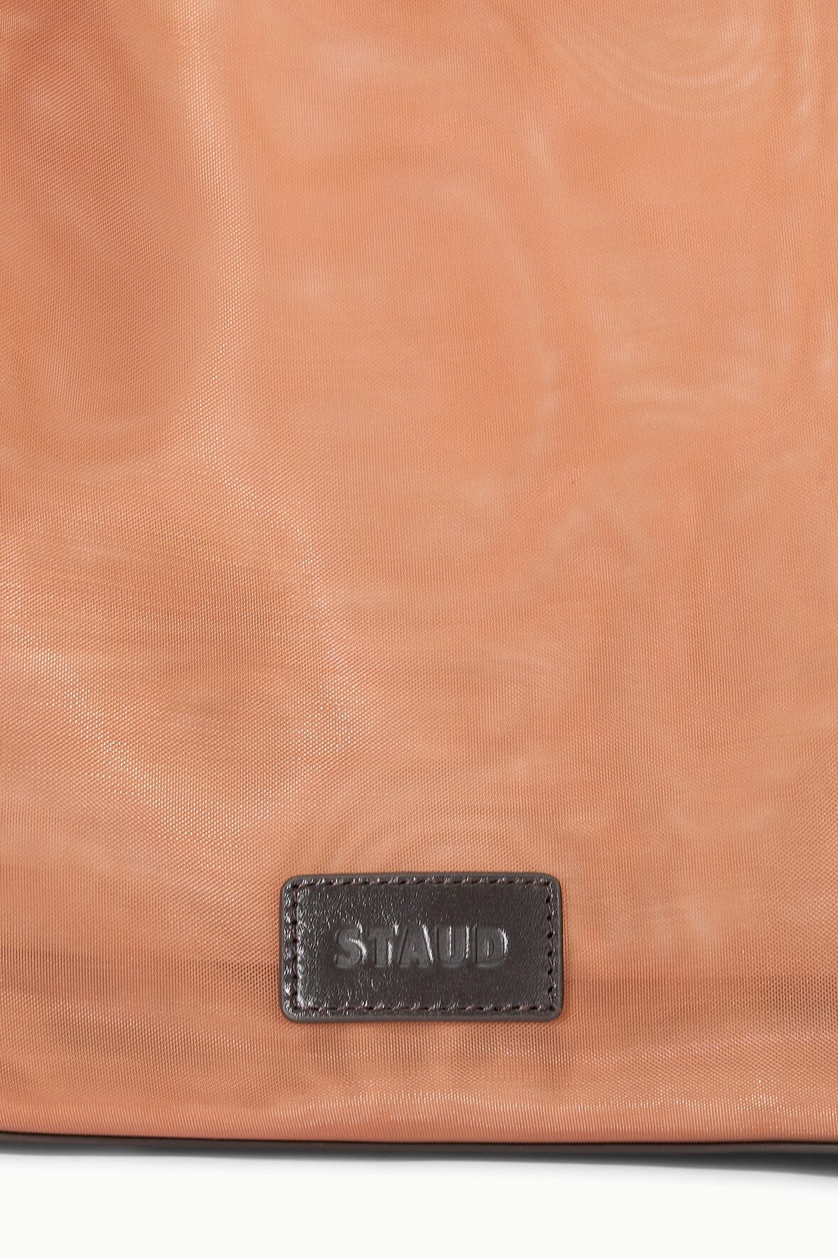 CHRISTOS LARGE MESH TOTE | CAMEL - Image 7