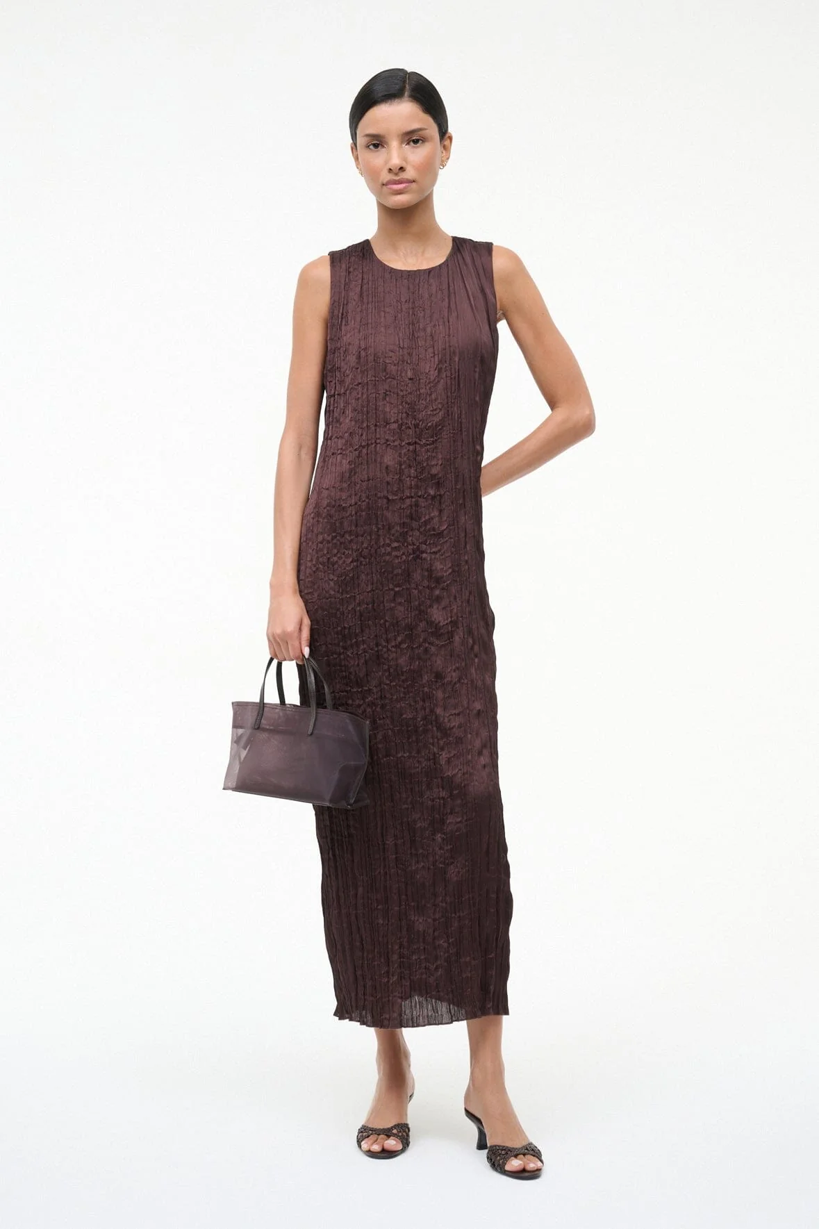 CHRISTOS MINI MESH TOTE | ESPRESSO - Image 4