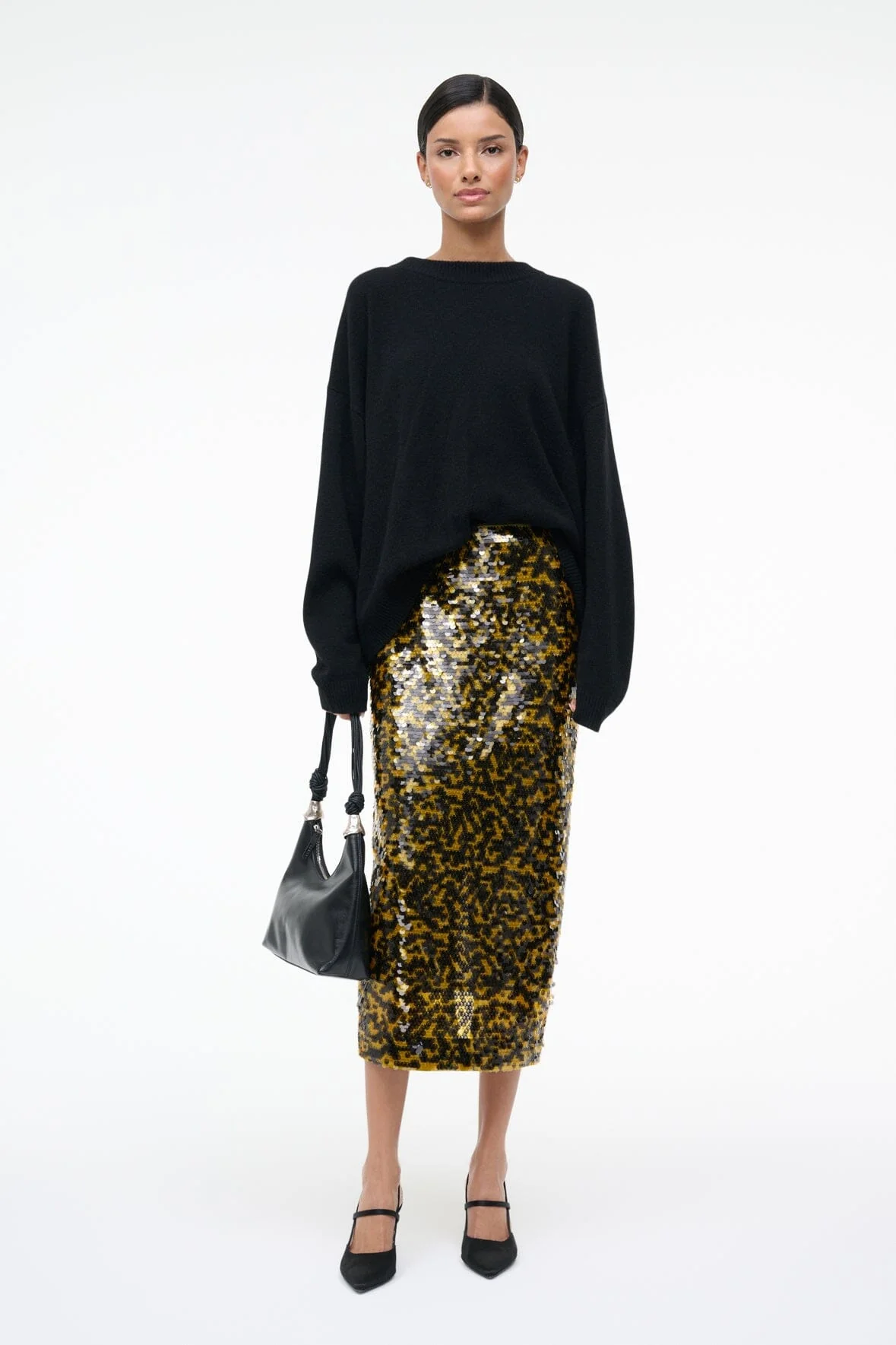 CIARA SKIRT | TURMERIC BLACK - Image 3