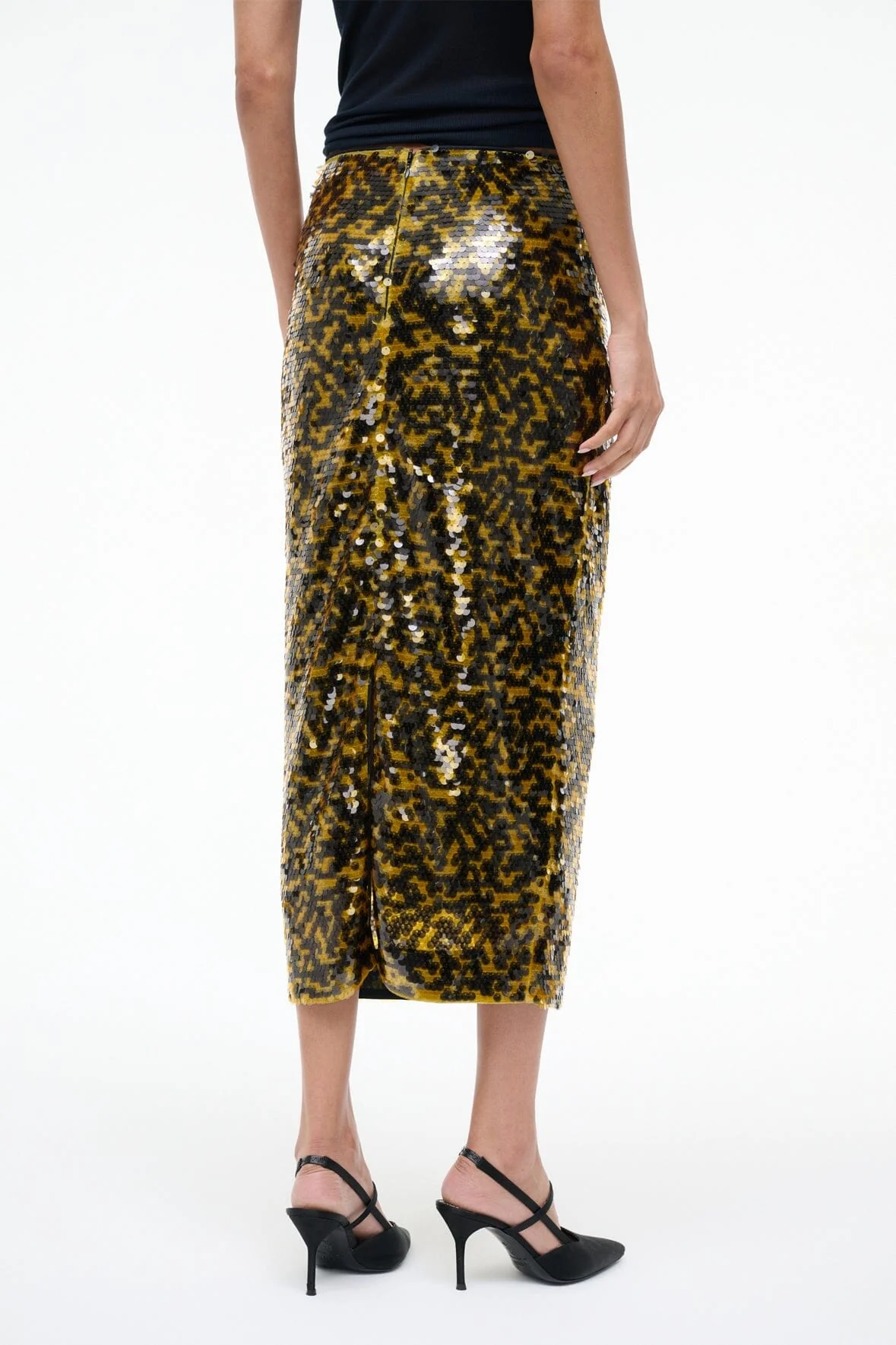 CIARA SKIRT | TURMERIC BLACK - Image 4