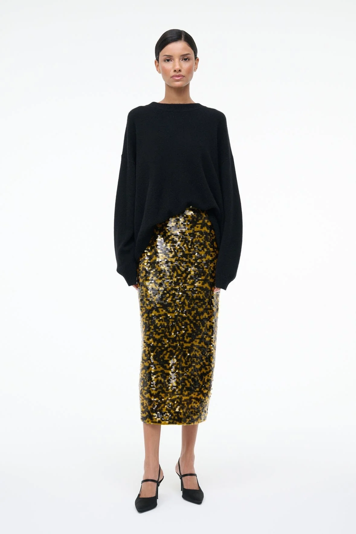 CIARA SKIRT | TURMERIC BLACK - Image 5