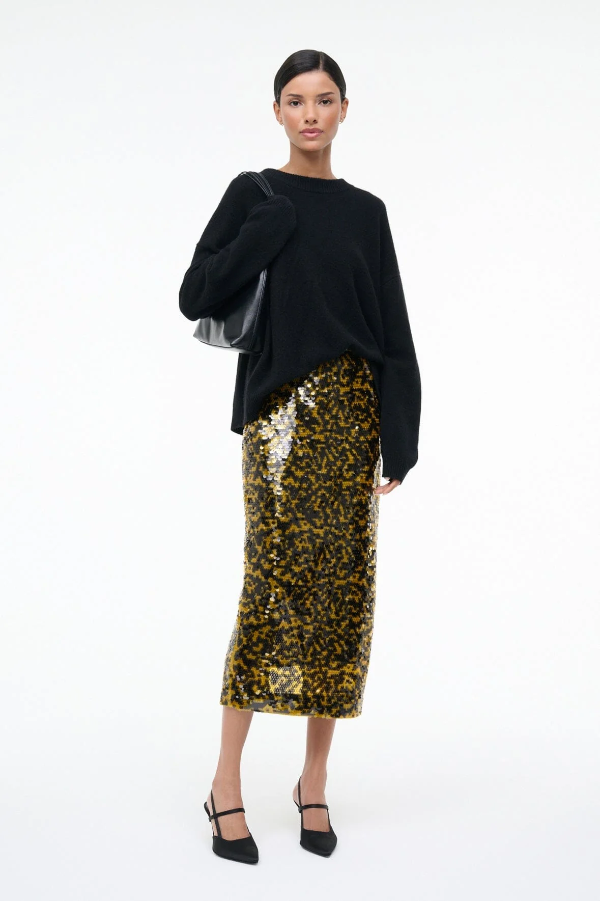 CIARA SKIRT | TURMERIC BLACK - Image 6