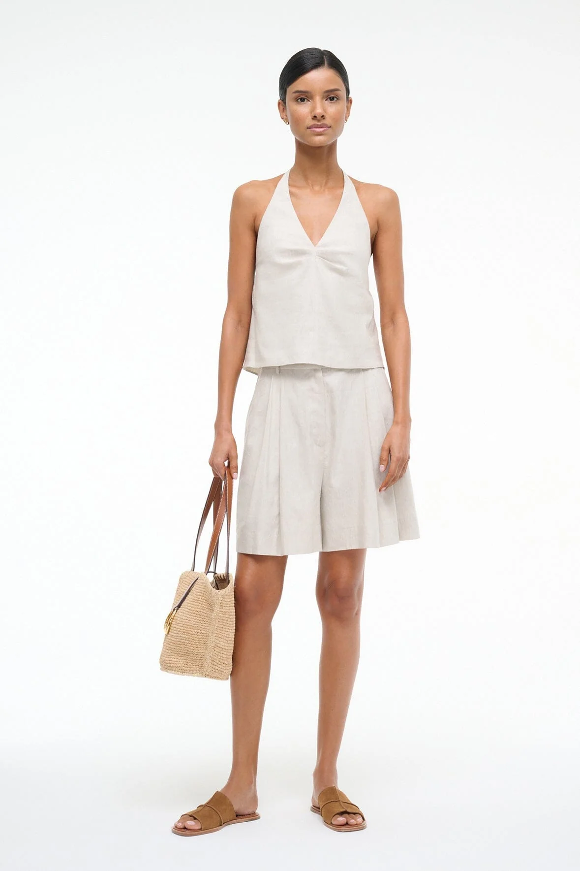 CORSO LINEN TOP | NATURAL - Image 4