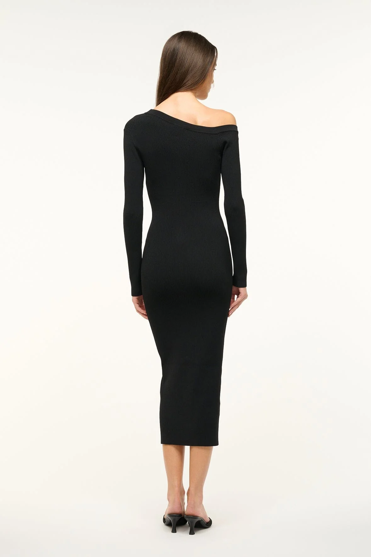 CRAFTSMAN SWEATER DRESS | BLACK - Image 3
