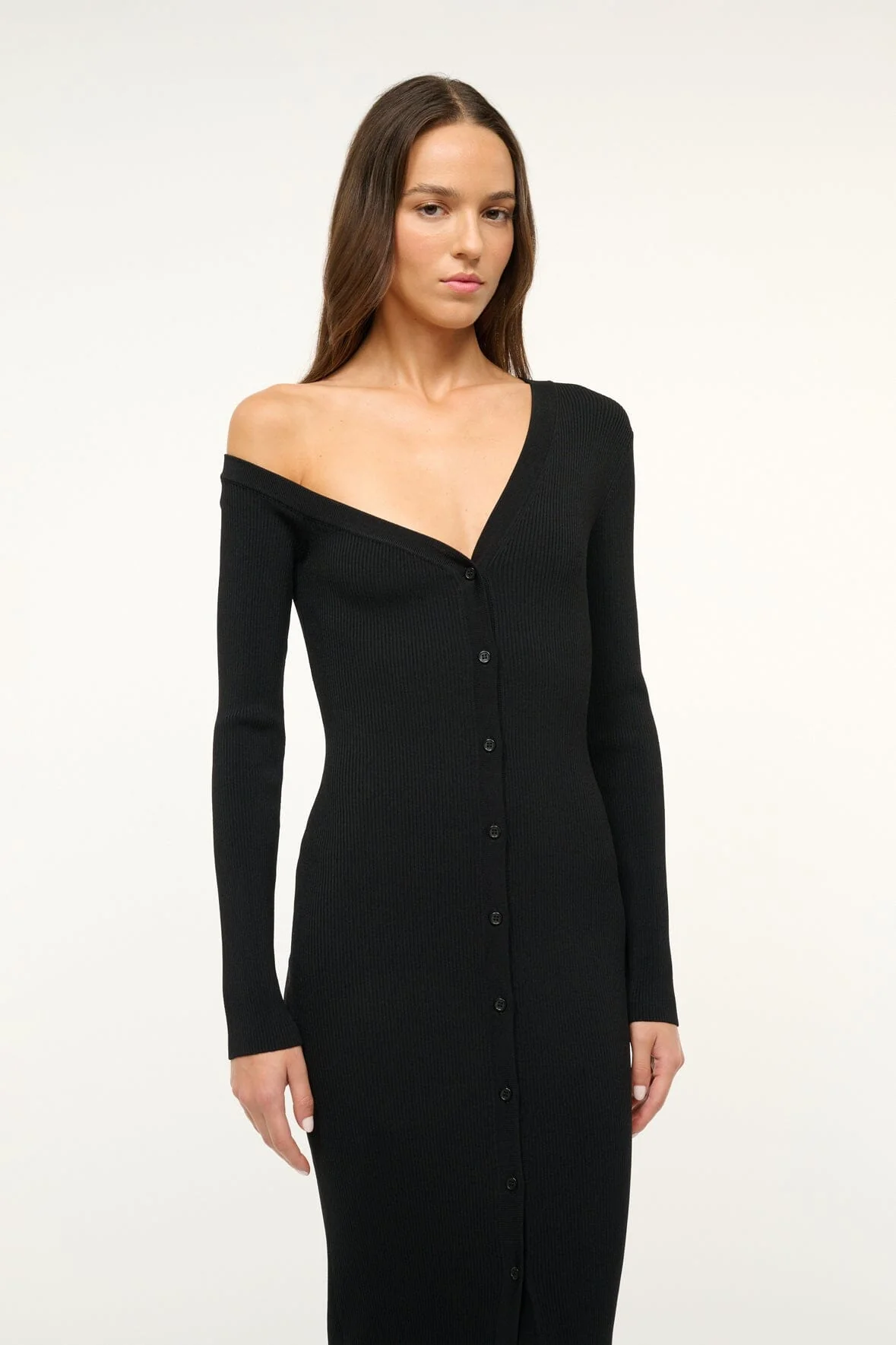 CRAFTSMAN SWEATER DRESS | BLACK - Image 4