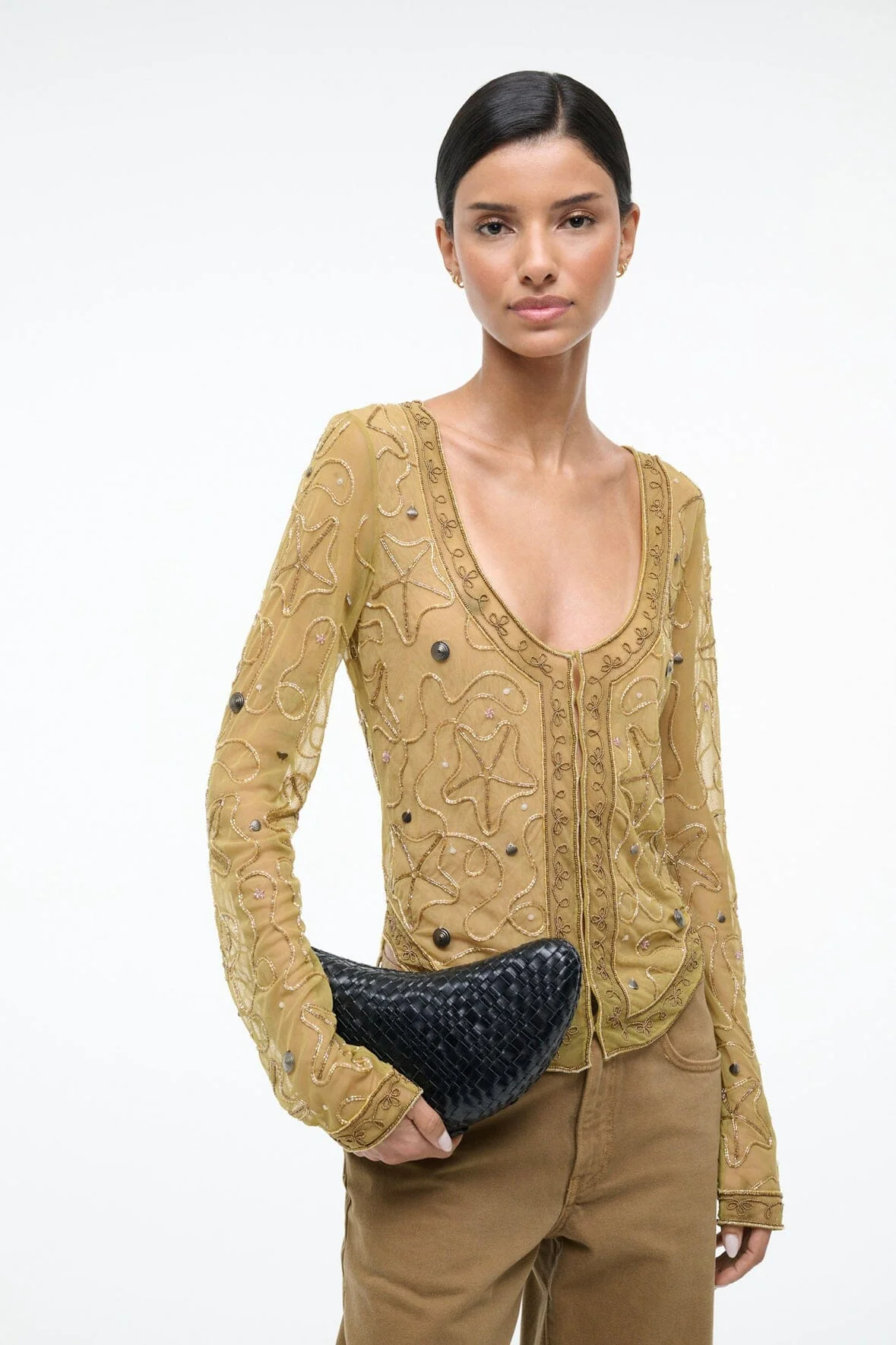 CRESCENT CLUTCH | BLACK - Image 2