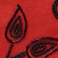 CREST SUEDE SKIRT | CAYENNE BEADED - Image 8