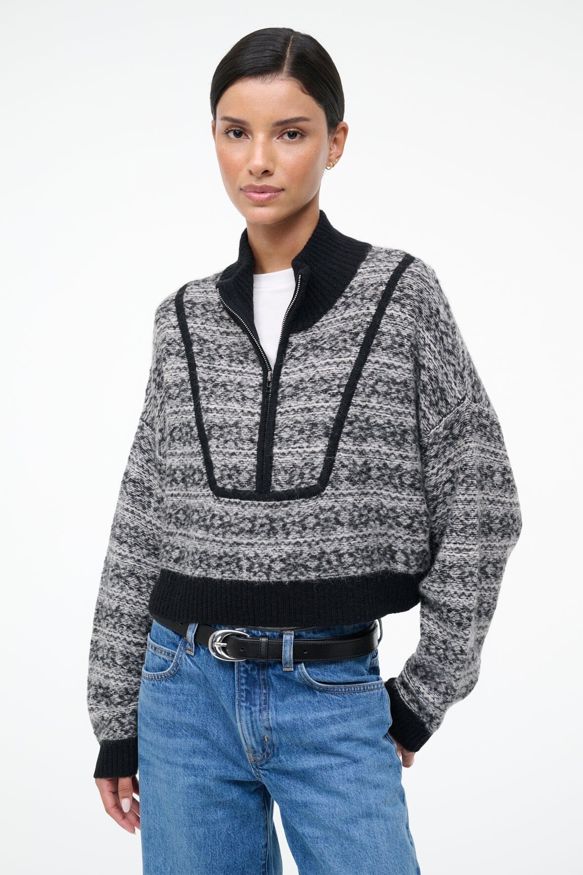 CROPPED HAMPTON SWEATER | TELLURIDE - Image 2
