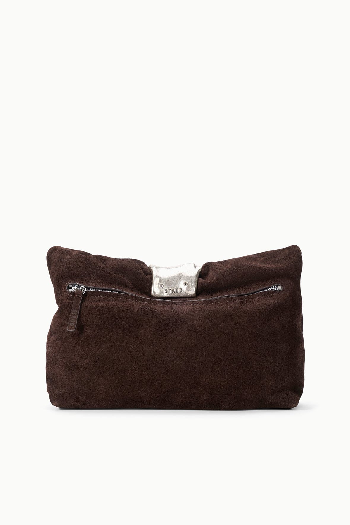 CUFF CLUTCH | ESPRESSO SUEDE - Image 5