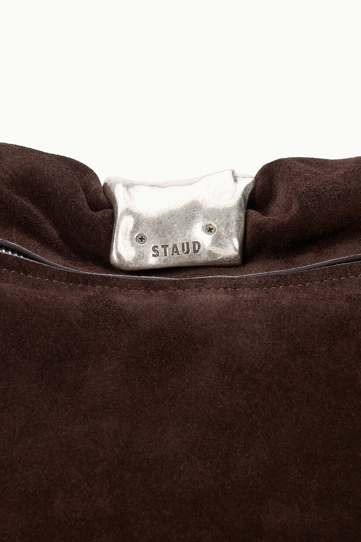 CUFF CLUTCH | ESPRESSO SUEDE - Image 7