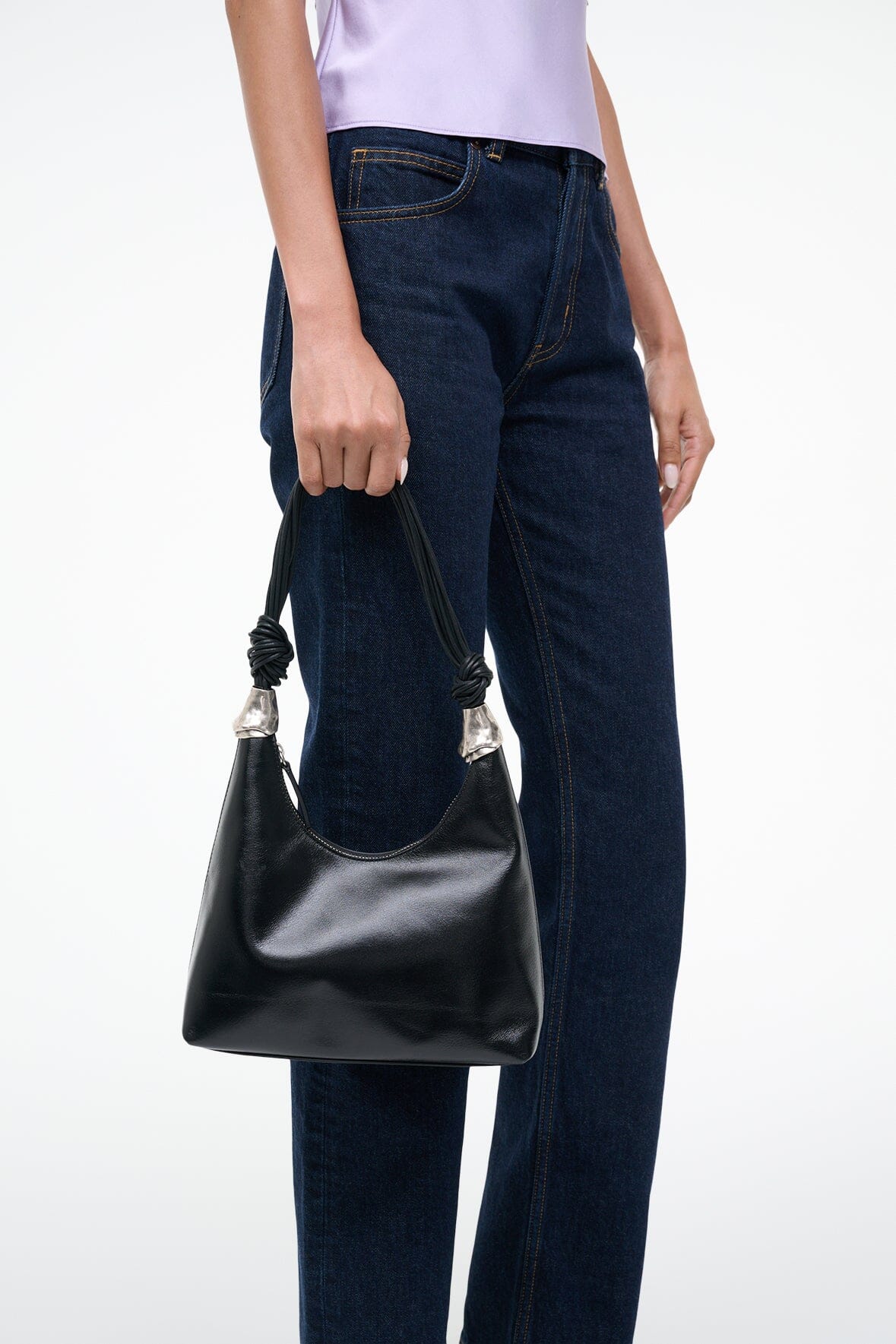CUFF SHOULDER BAG | BLACK - Image 4