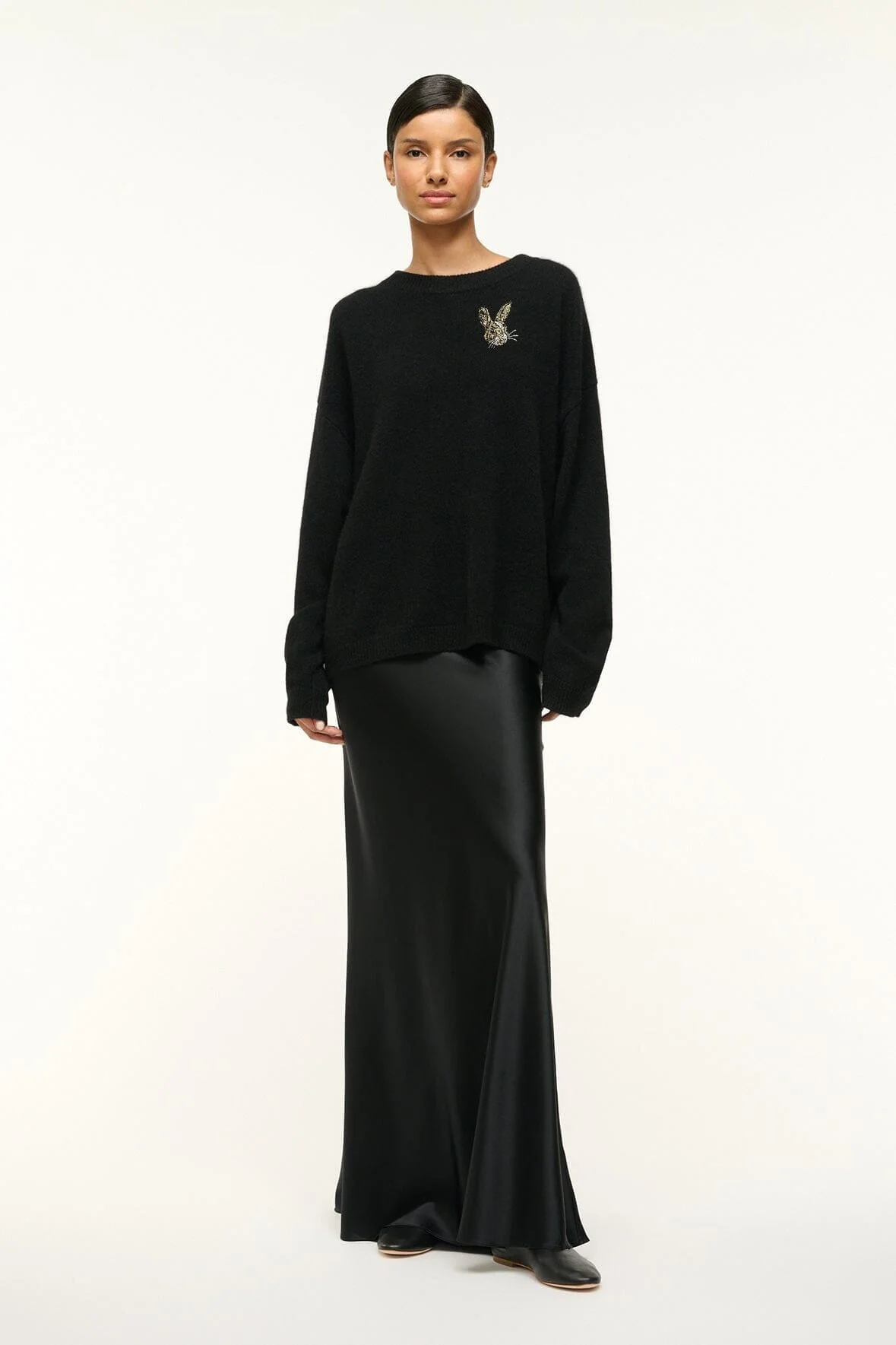 CUSTOM STAUD x C.BONZ SERRANO CASHMERE SWEATER | BLACK - Image 3