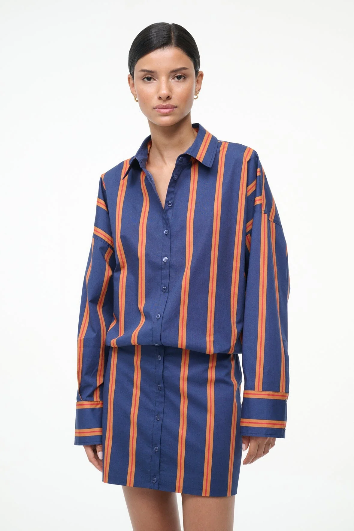CYNTHIA DRESS | RAILROAD STRIPE - Image 4