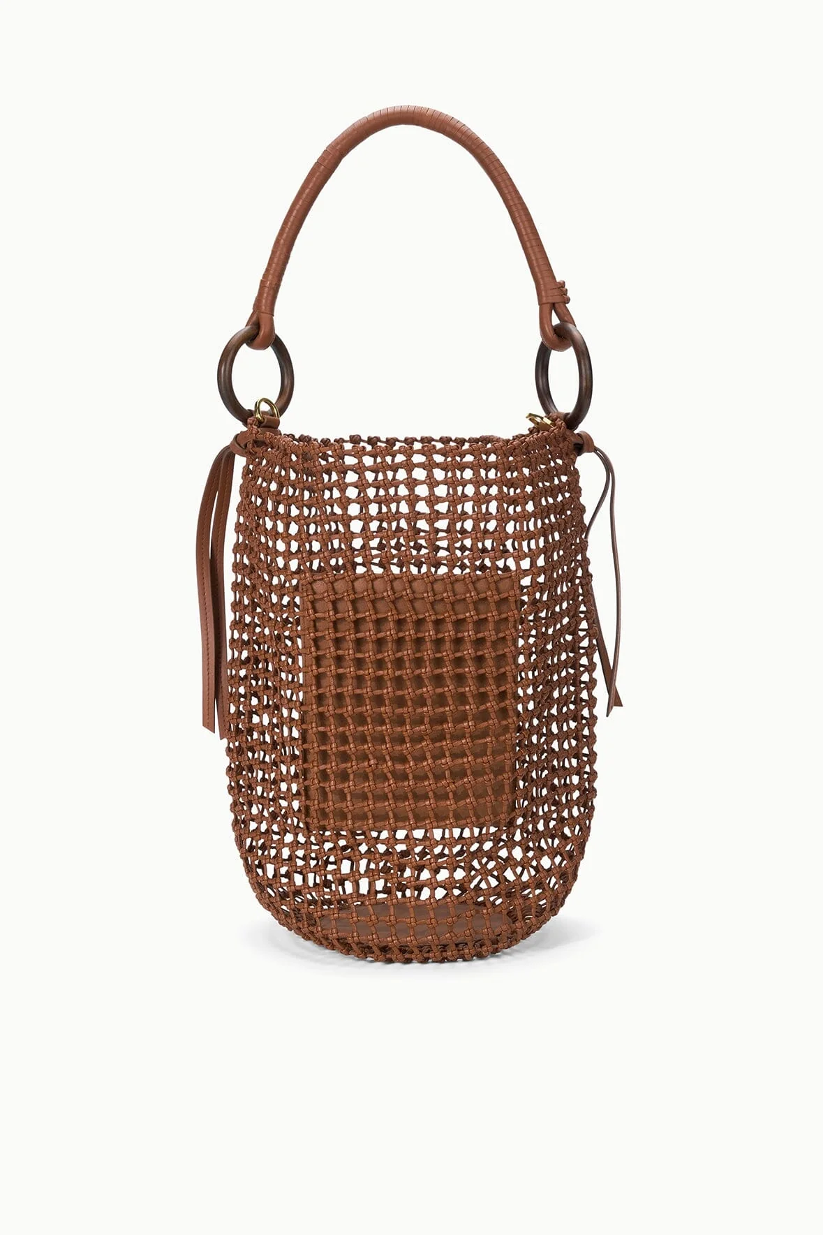 DEL MAR BUCKET BAG | TAN WOVEN - Image 3
