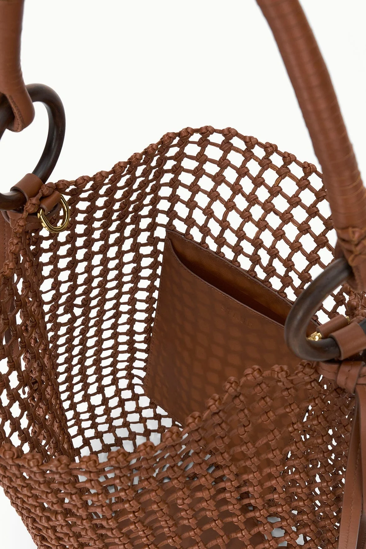 DEL MAR BUCKET BAG | TAN WOVEN - Image 9