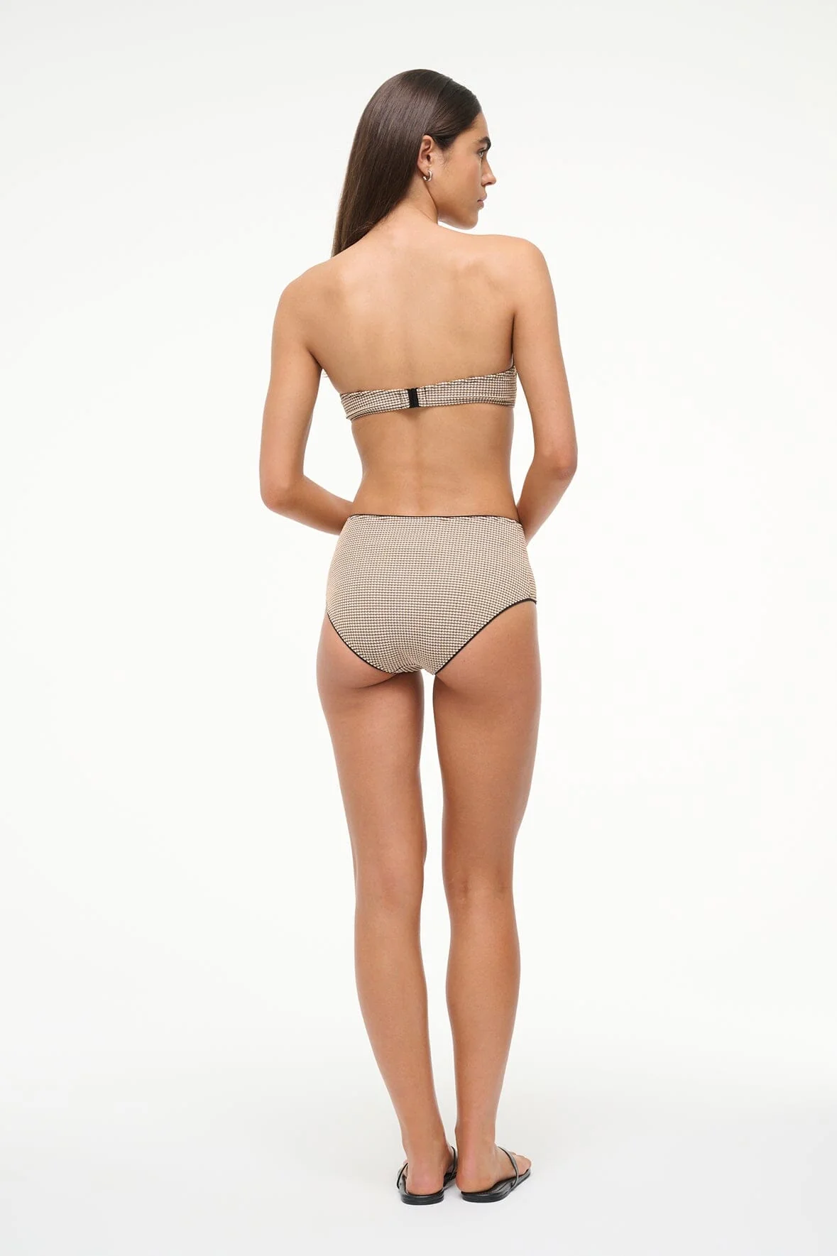 DEVON HIGH RISE BIKINI BOTTOM | NATURAL PIQUE - Image 4